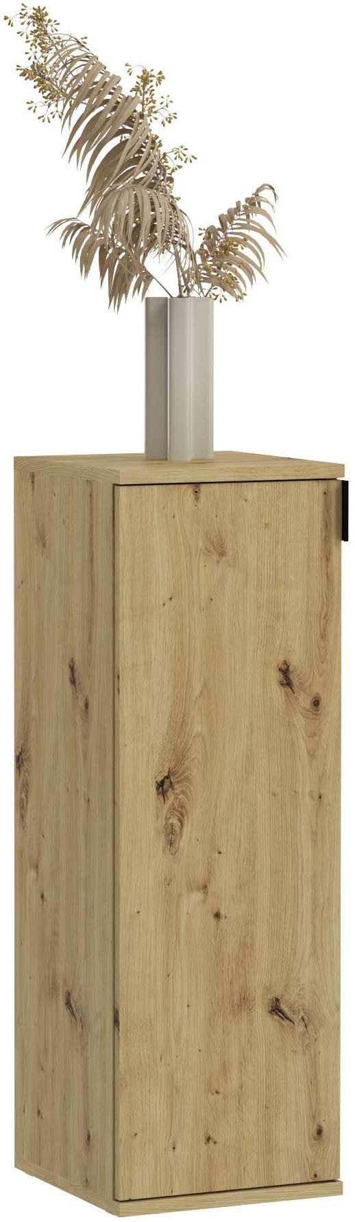 Kommode Trondheim, Breite 30 cm, 1 Tür, 3 Einlegeböden, 4 Fächer