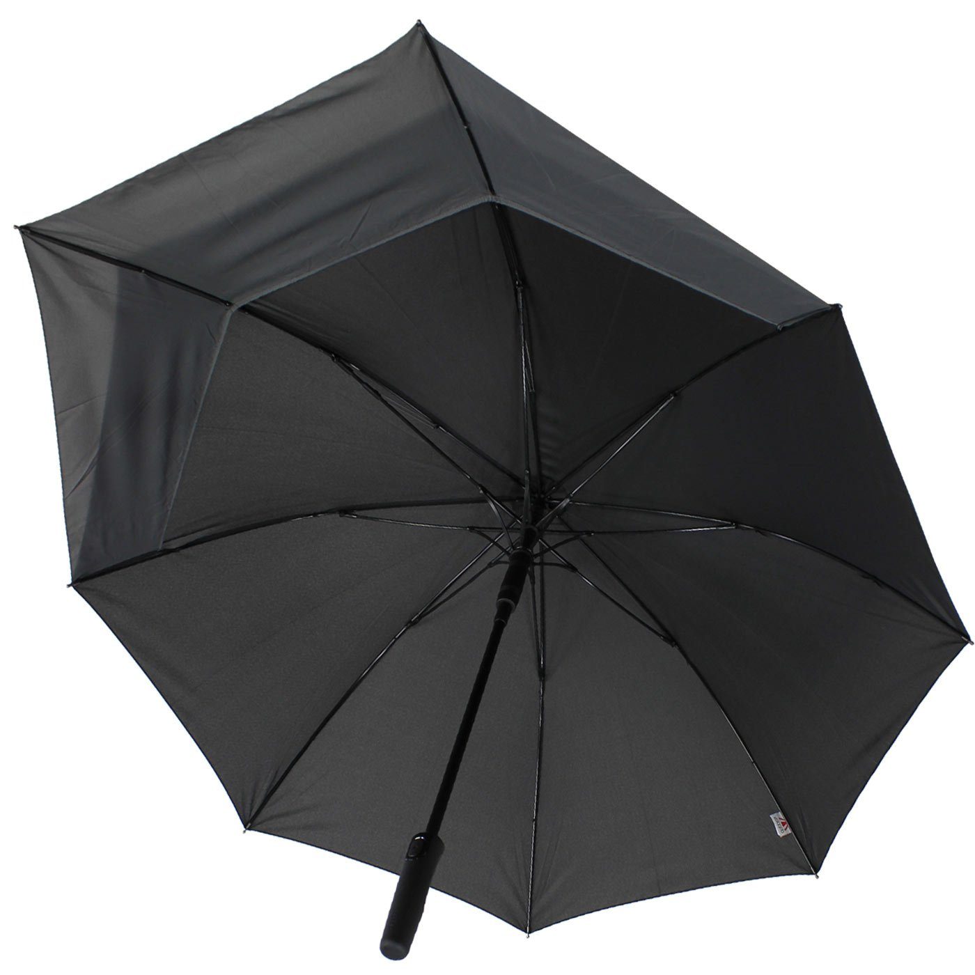 Regen Auf-Automatik XL, Schutz für doppler® mit Fiberglas sich Move Langregenschirm Öffnen - beim mehr to vor schwarz-grau vergrößert