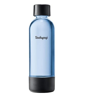 Sodapop Wassersprudler SODAPOP Wassersprudler Joy ECO matt schwarz, 1x 850ml PET Flasche, CO² Zylinder inklusive