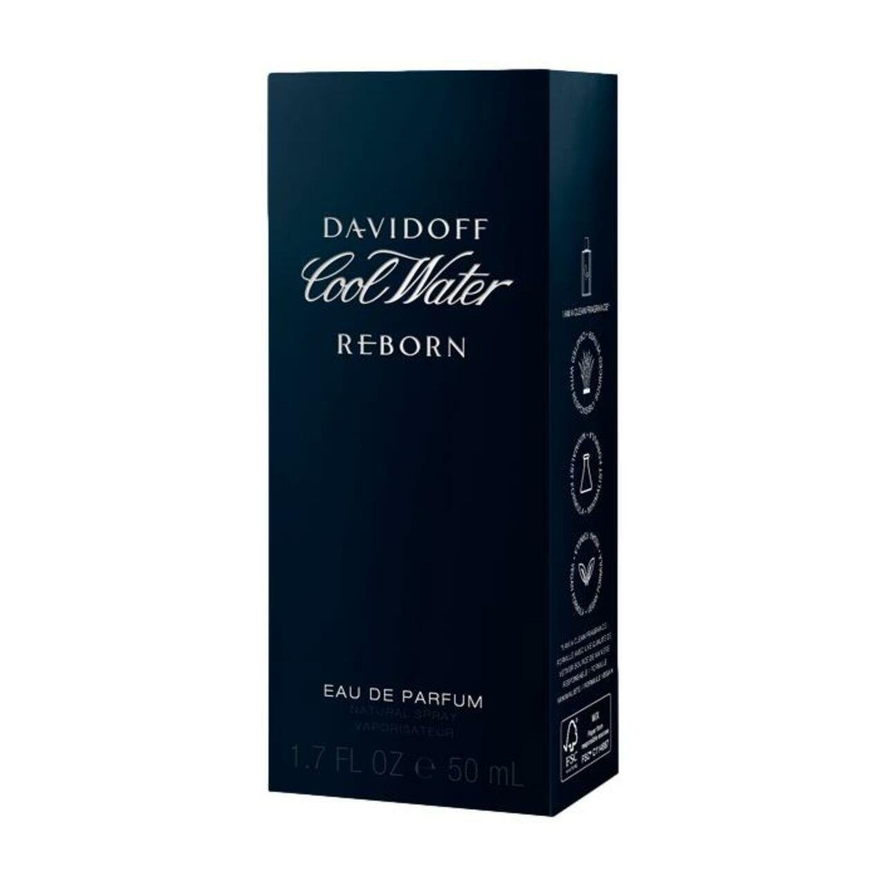 DAVIDOFF Eau de Parfum Cool Water Reborn Male EdP Nat. Spray, Herrenduft, Fougère