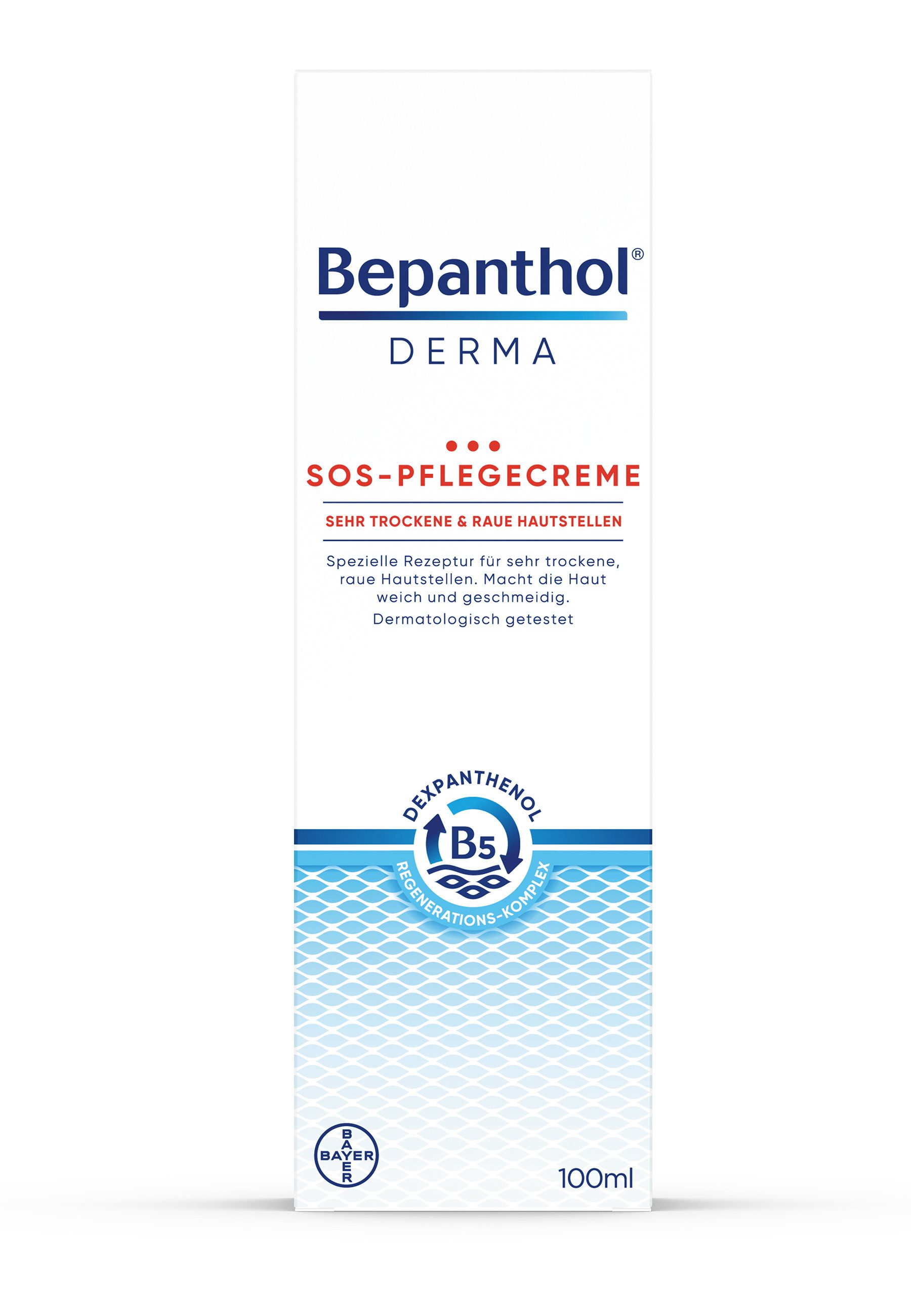Bepanthol Körpercreme SOS-Pflegecreme, zur täglichen Pflege bei empfindlicher & gereizter Haut