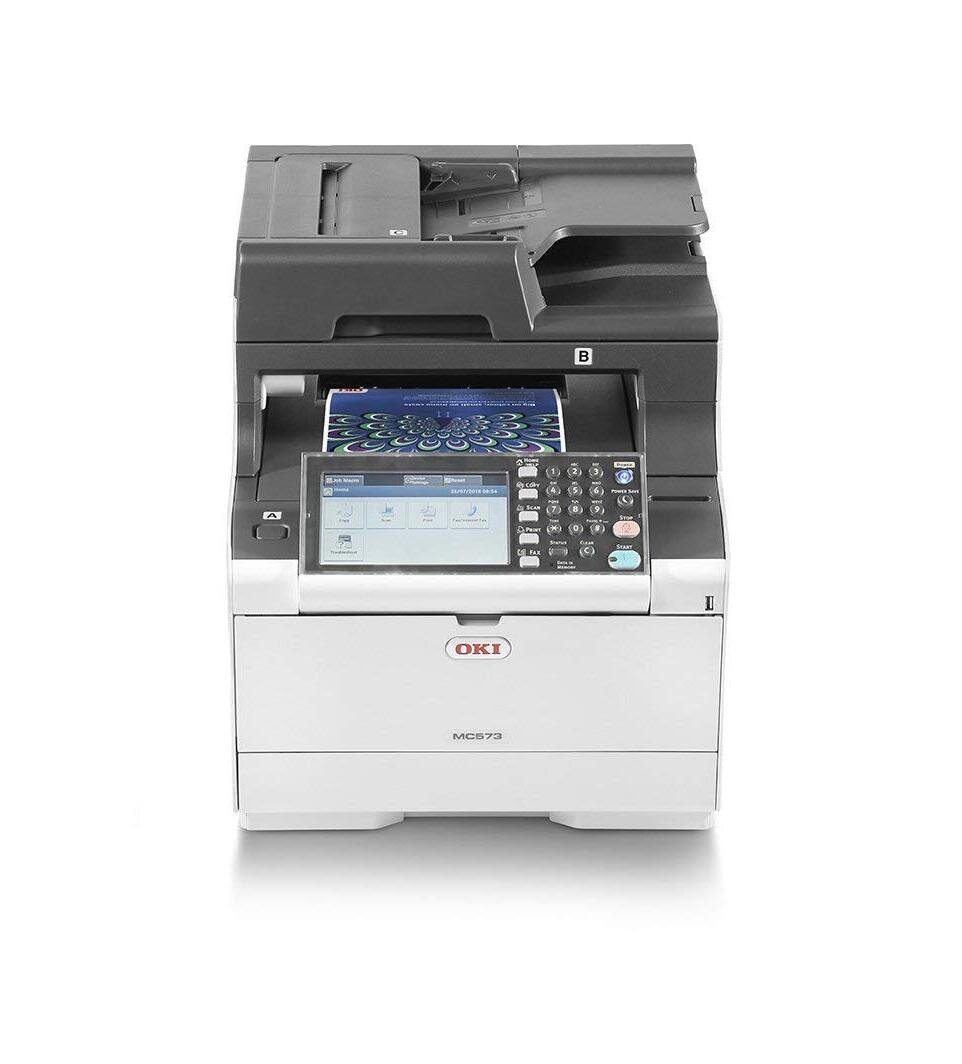 OKI OKI MC573dn Laserdrucker Leistungsstarker Farblaser Mit Duplex 