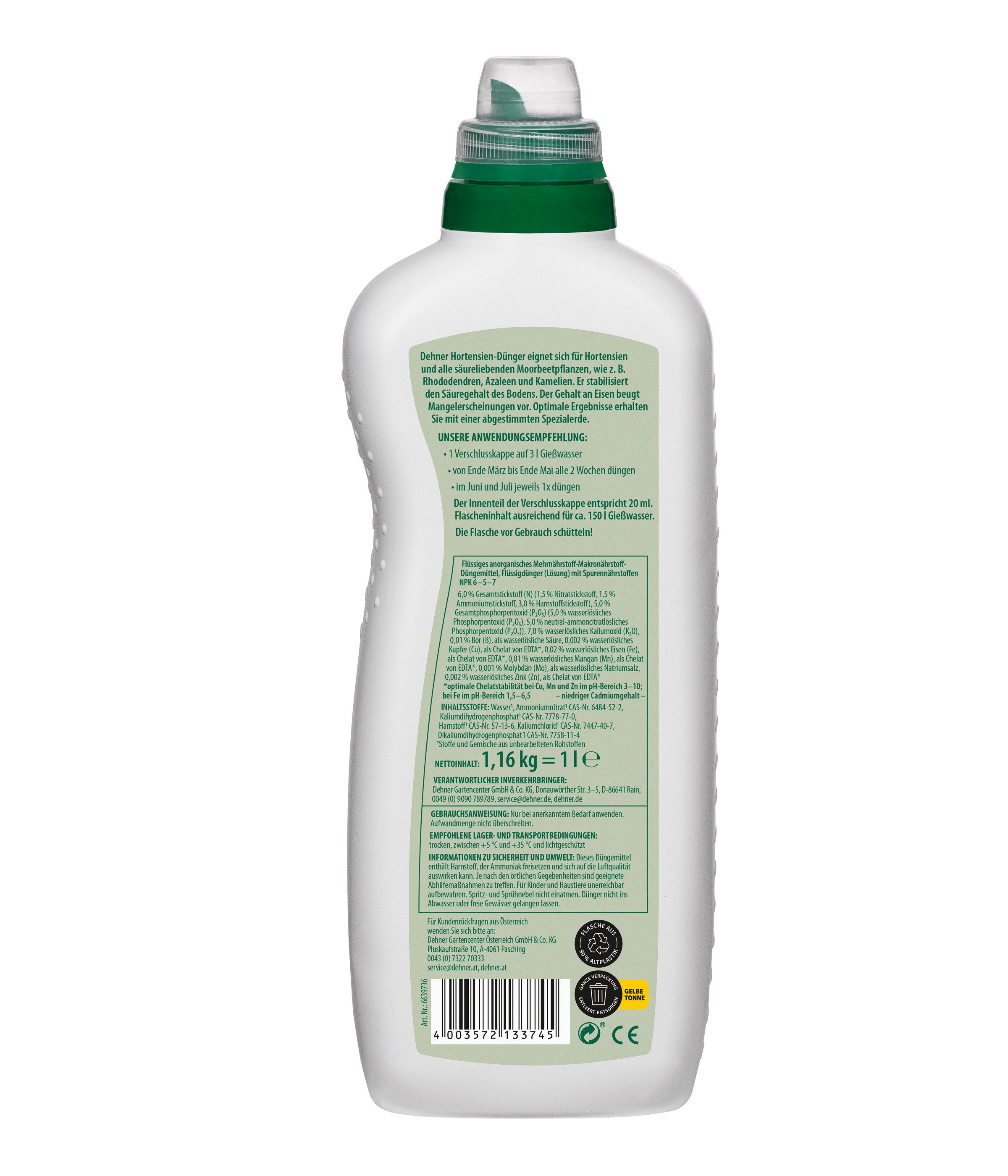 Dehner Gartendünger Hortensiendünger, hochwertiger NPK-Dünger, 1 günstig online kaufen