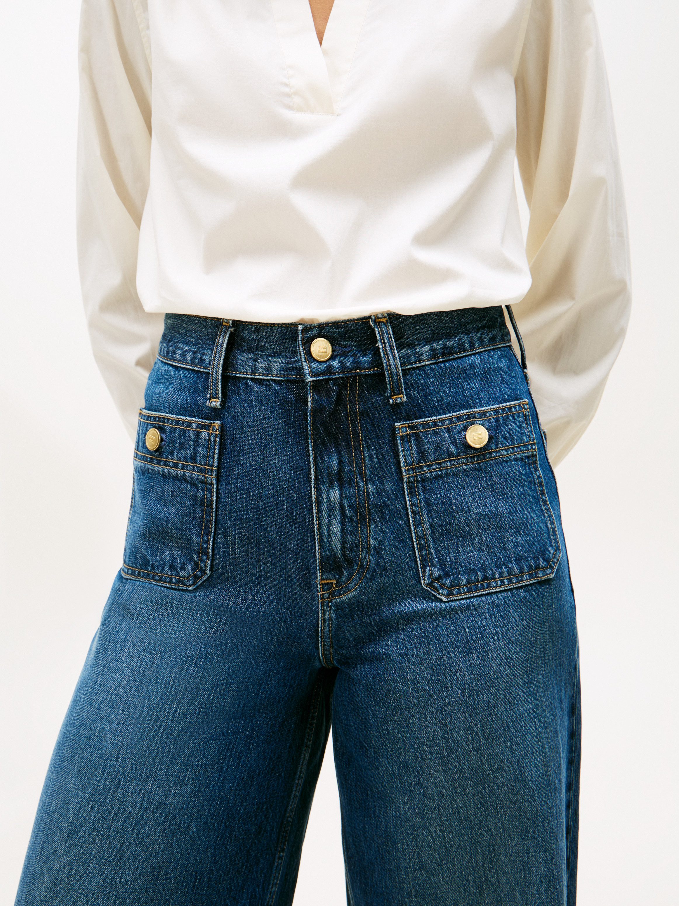 Tommy Hilfiger High-waist-Jeans DNM MINE 70'S WIDE LEG HW günstig online kaufen