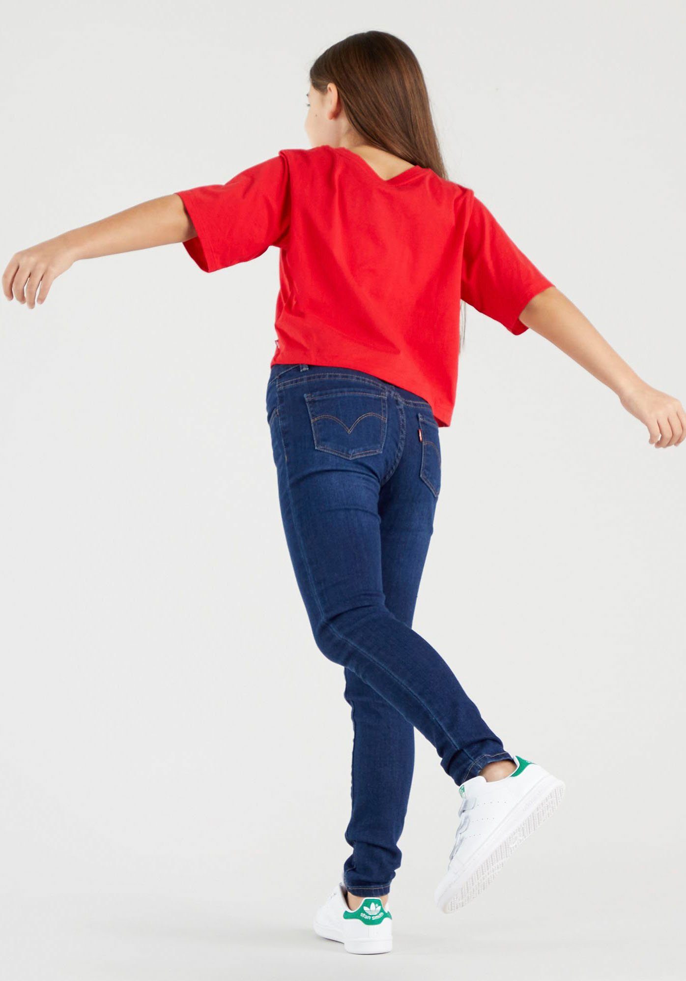 Stretch-Jeans Kids 710™ SUPER FIT Levi's® dark blue JEANS denim used for GIRLS SKINNY