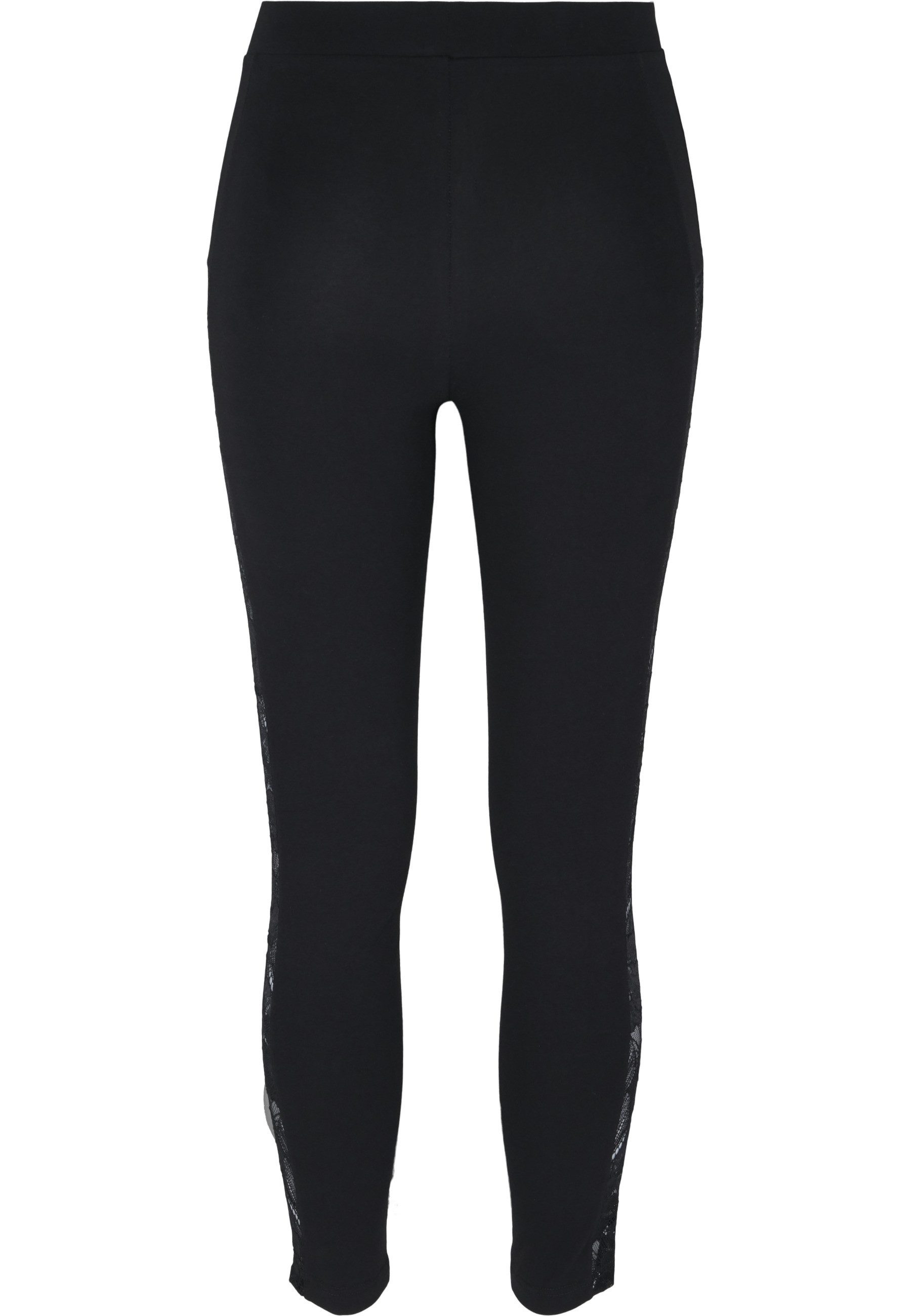URBAN CLASSICS Leggings Urban Classics Damen Ladies Lace Striped Leggings (1-tlg)