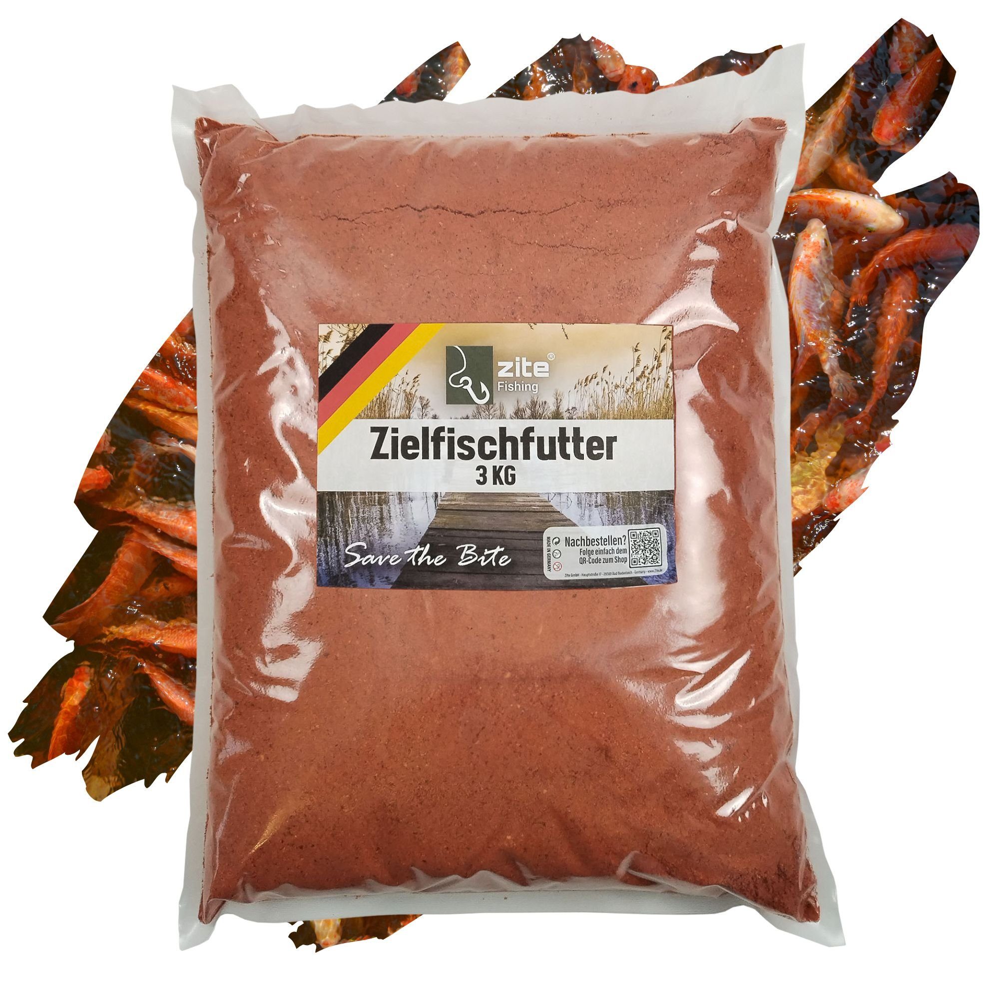 Fischlockstoff Zielfischfutter Fertigmixe - 3 kg Hochattraktives Grundfutter Angeln