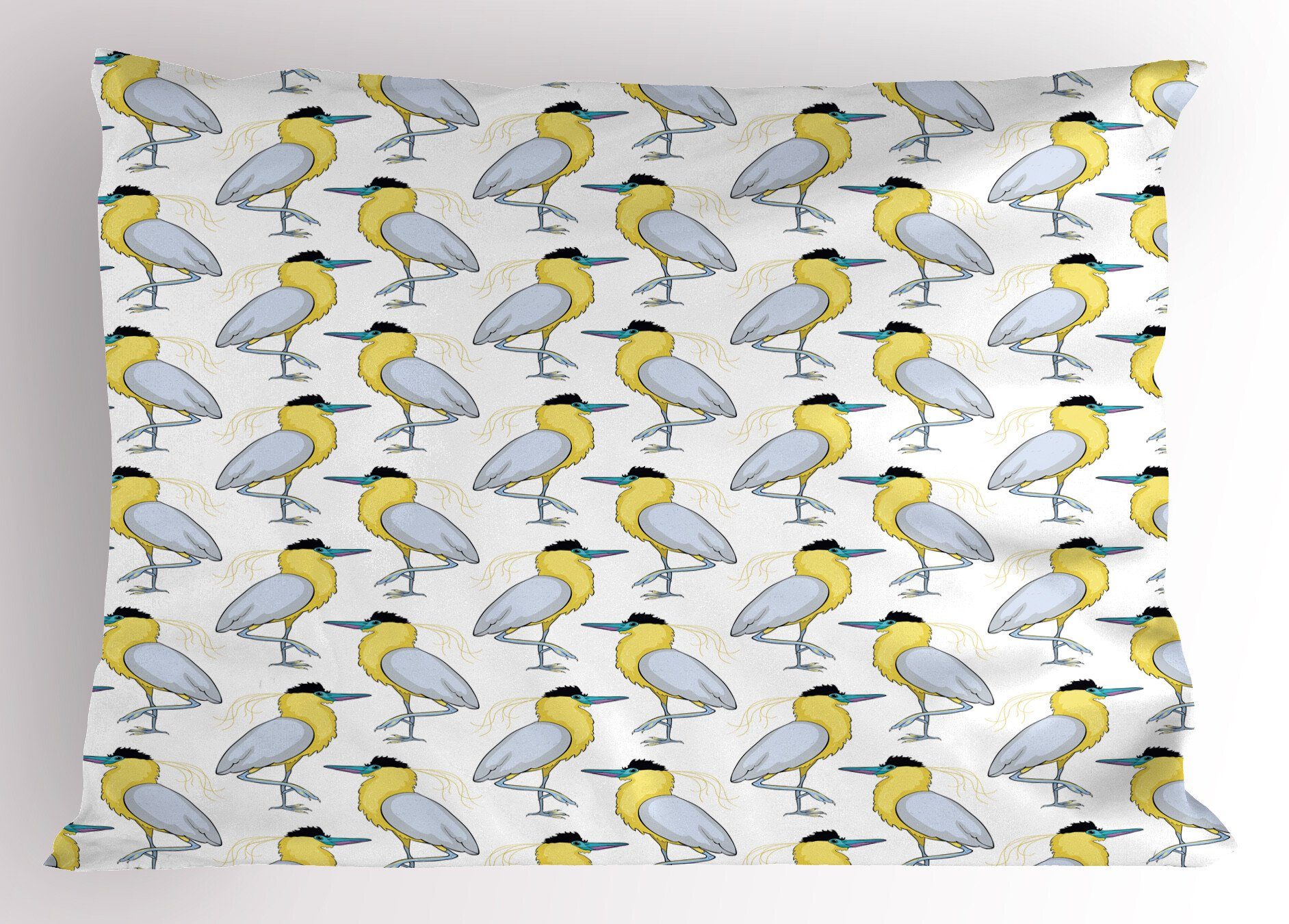 Kissenbezüge Kopfkissenbezug, Queen Dekorativer Vogel Size Gedruckter Tierdruck exotischer Stück), (1 Abakuhaus