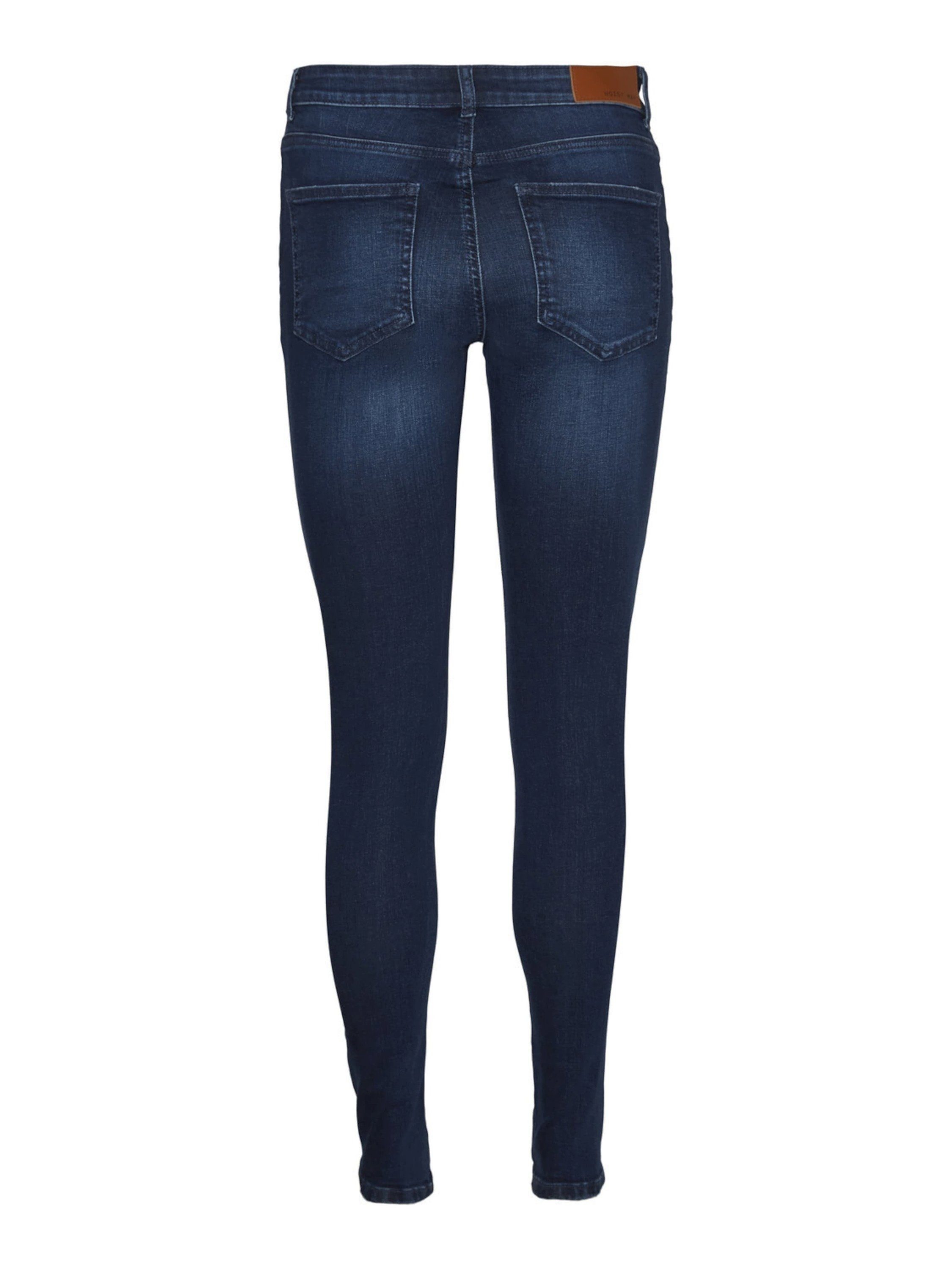 Noisy May Damen Jeans NMLUCY NW AZ115DB BG - Skinny Fit - Blau - Dark Blue günstig online kaufen