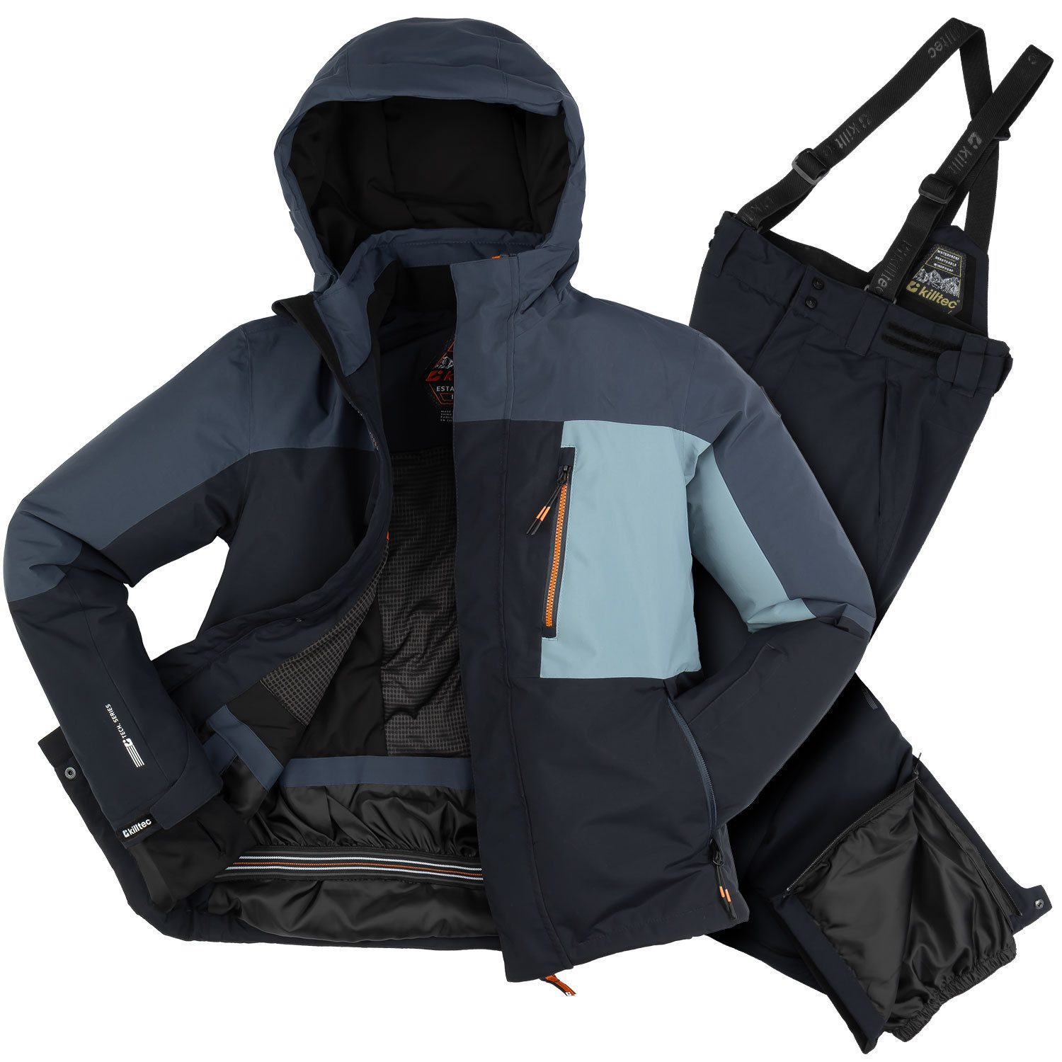 Killtec Skianzug für Jungen Alpin Skijacke + Skihose, wasserdicht - winddicht - atmungsaktiv - mit Schneefang