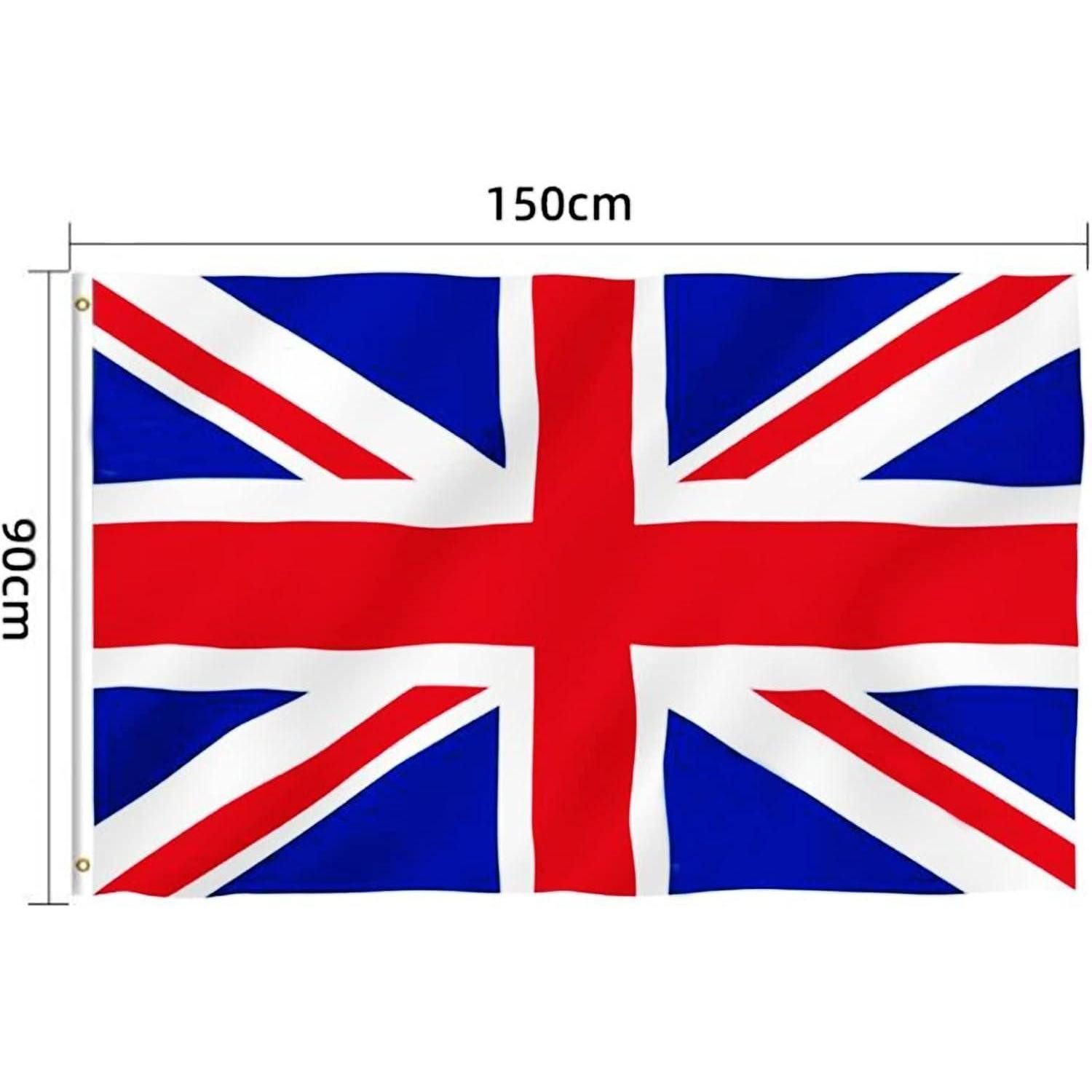 LuxusKollektion Flagge Flagge Union Jack 150x90 cm 1 Stück Union Jack Flagge
