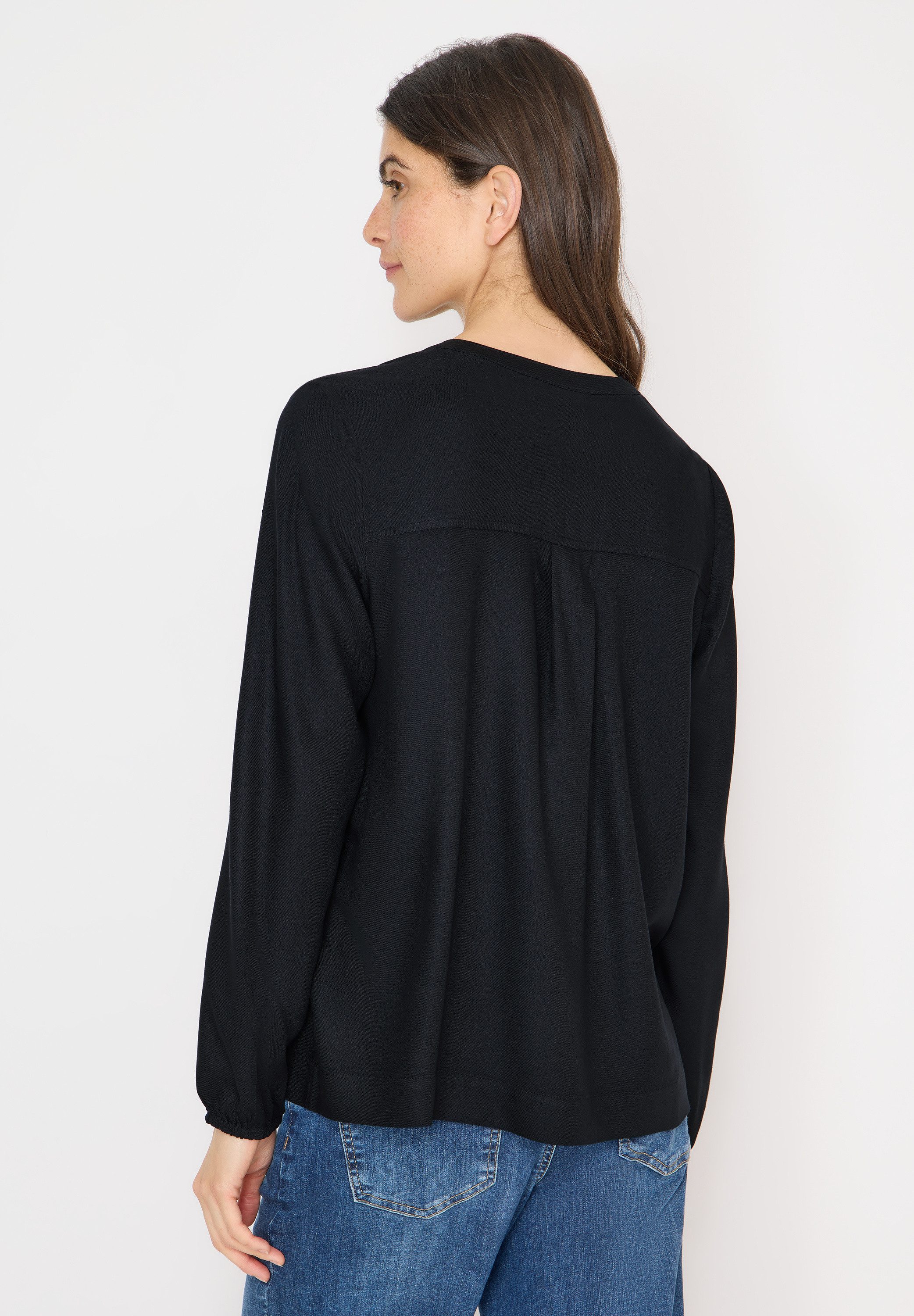 CECIL Langarmbluse aus softer Viskose günstig online kaufen