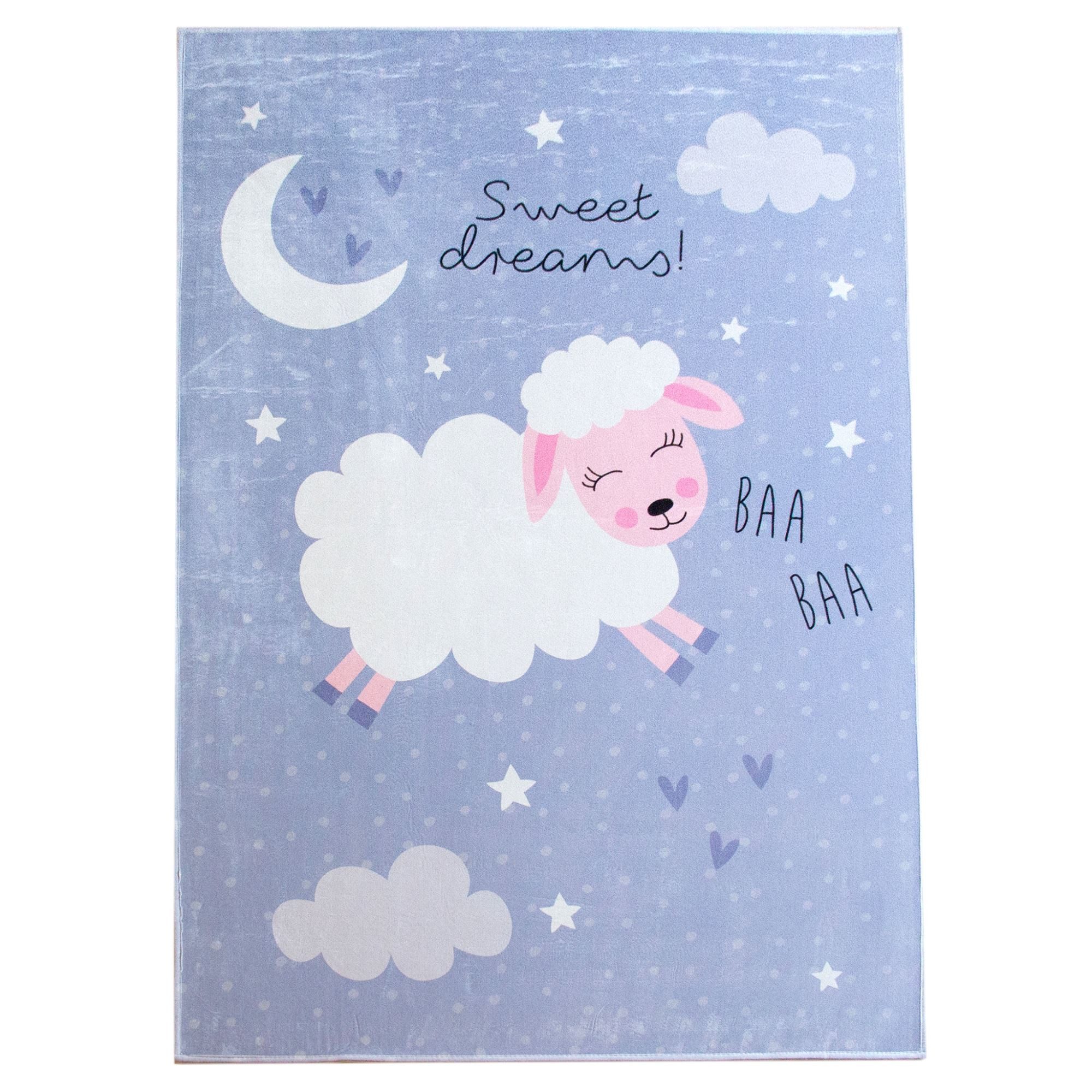 Steffensmeier Kinderteppich Sweet Dreams Schaf, Rechteckig, Kinderzimmer
