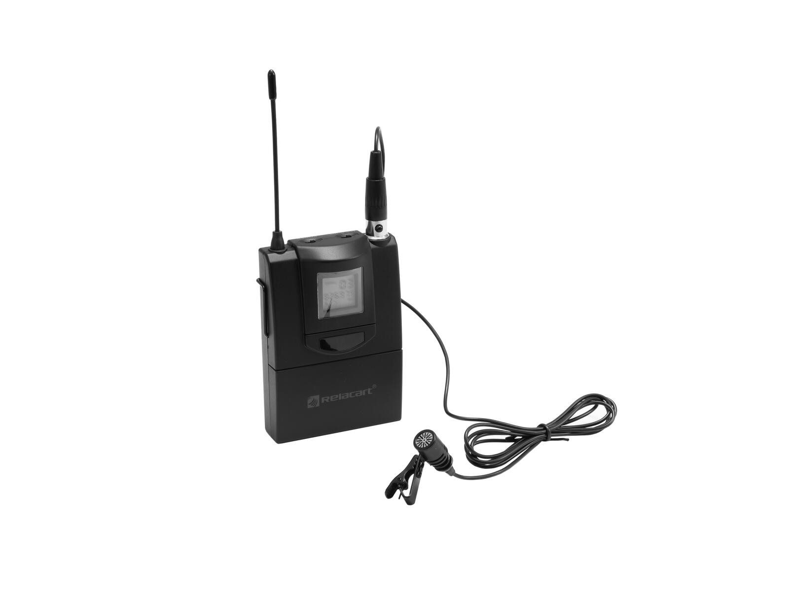 Mikrofon RELACART ET-60 Bodypack mit Lavalier-Mikrofon für WAM-402