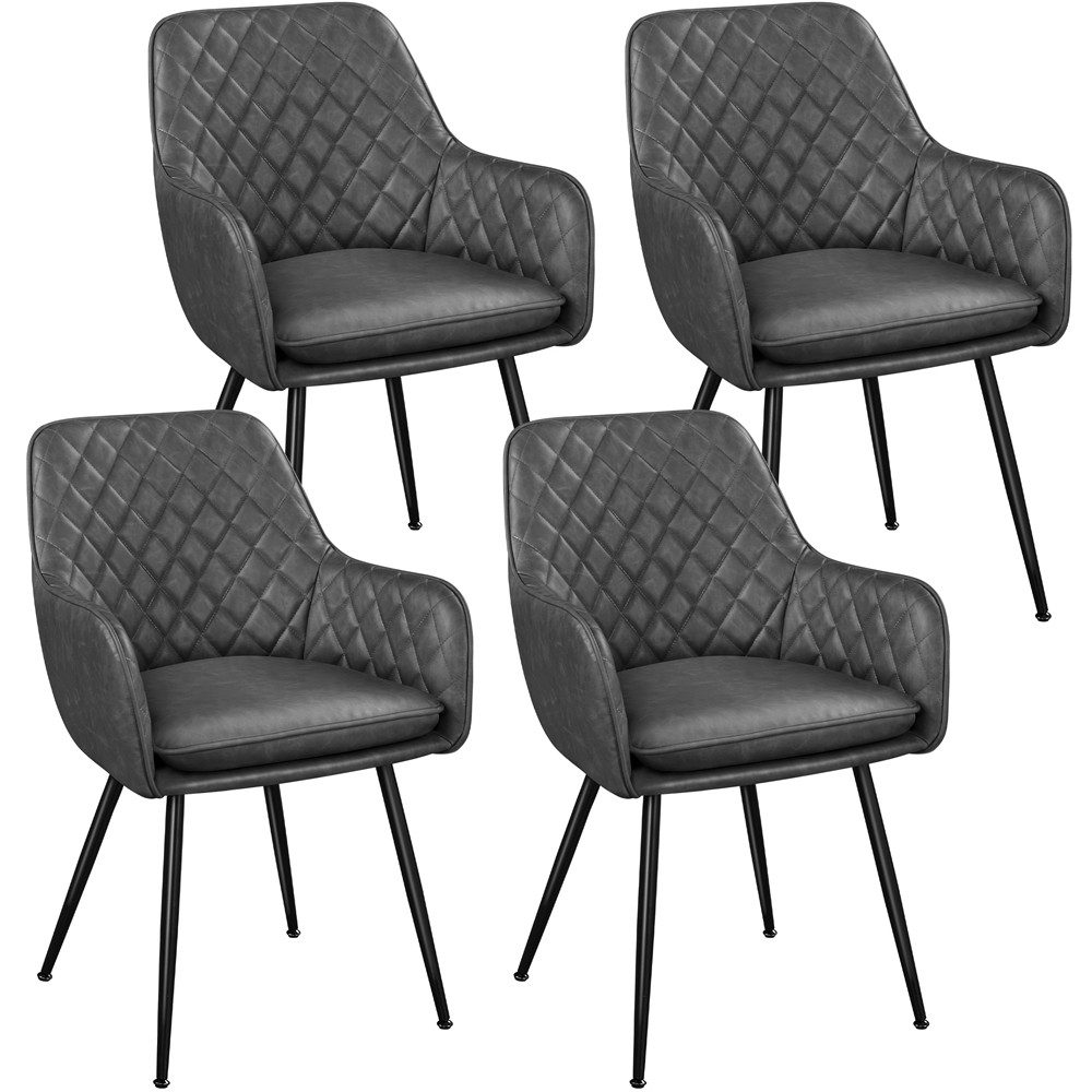 Yaheetech Esszimmerstuhl Küchenstühle (4 St), Stuhl-Set günstig online kaufen
