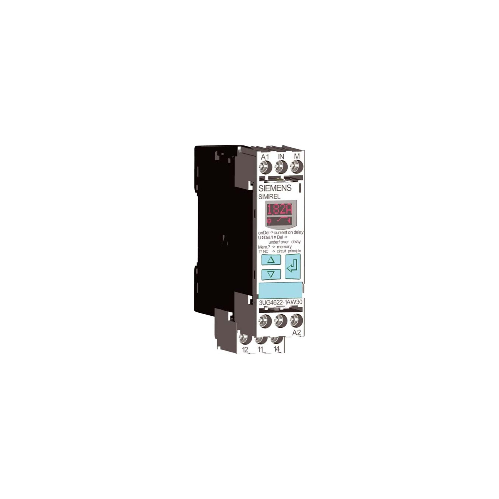 SIEMENS Spannungsprüfer Siemens Indus.Sector Stromüberwachungsrelais 0,05-10A AC/DC 1W 3UG4622