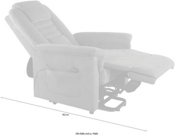 Duo Collection TV-Sessel Granada mit elektrischer Aufstehhilfe, Relaxfunktion und Taschenfederkern mit Stahlwellenunterfederung