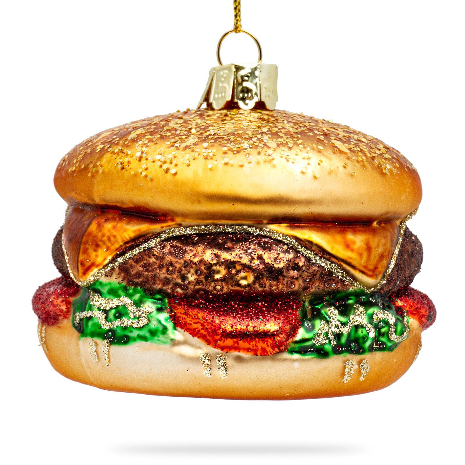 SIKORA Christbaumschmuck Hamburger besondere Weihnachtskugel Glas Anhänger günstig online kaufen