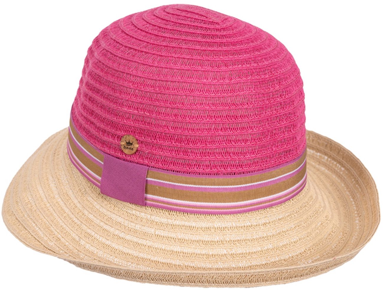 Balke Strohhut Cloche Lissy knautschbar mit Borte