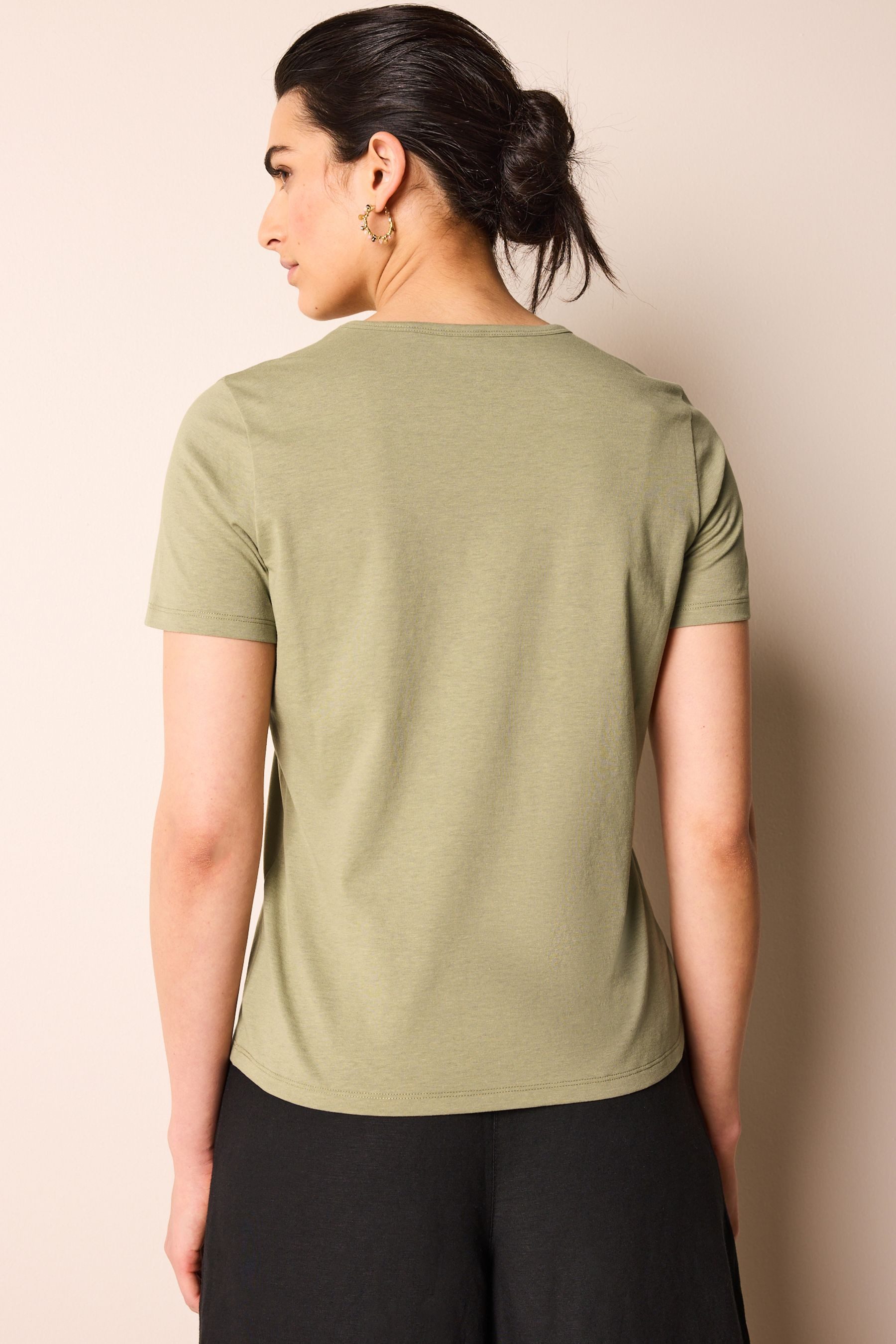 Next T-Shirt Everyday Kurzarm-T-Shirt mit Rundhalsausschnitt günstig online kaufen