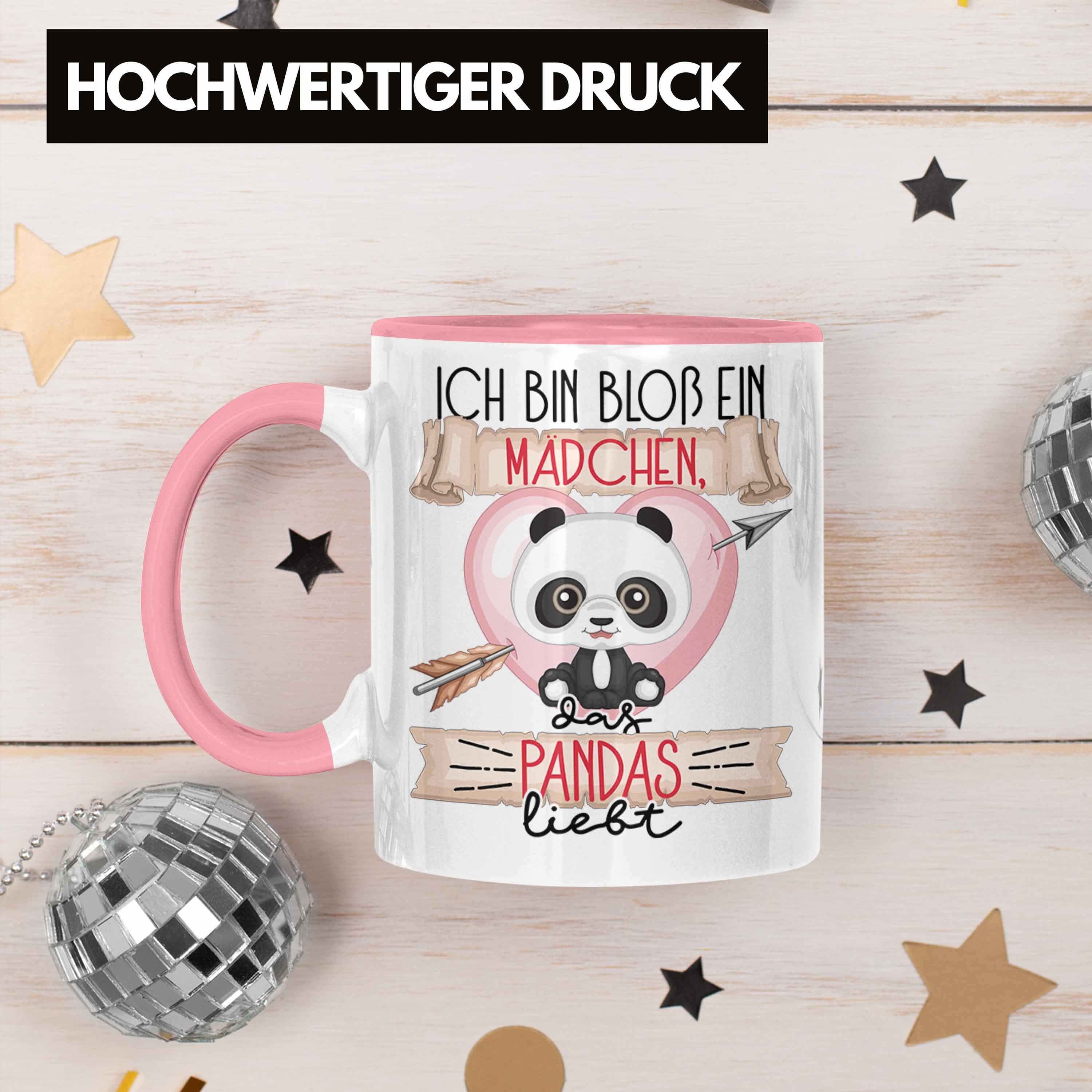 Pandas Trendation Tasse Pandas Tasse Liebt Rosa Das Bloß Bin Ich Geschenk Mädchen Ein Frauen