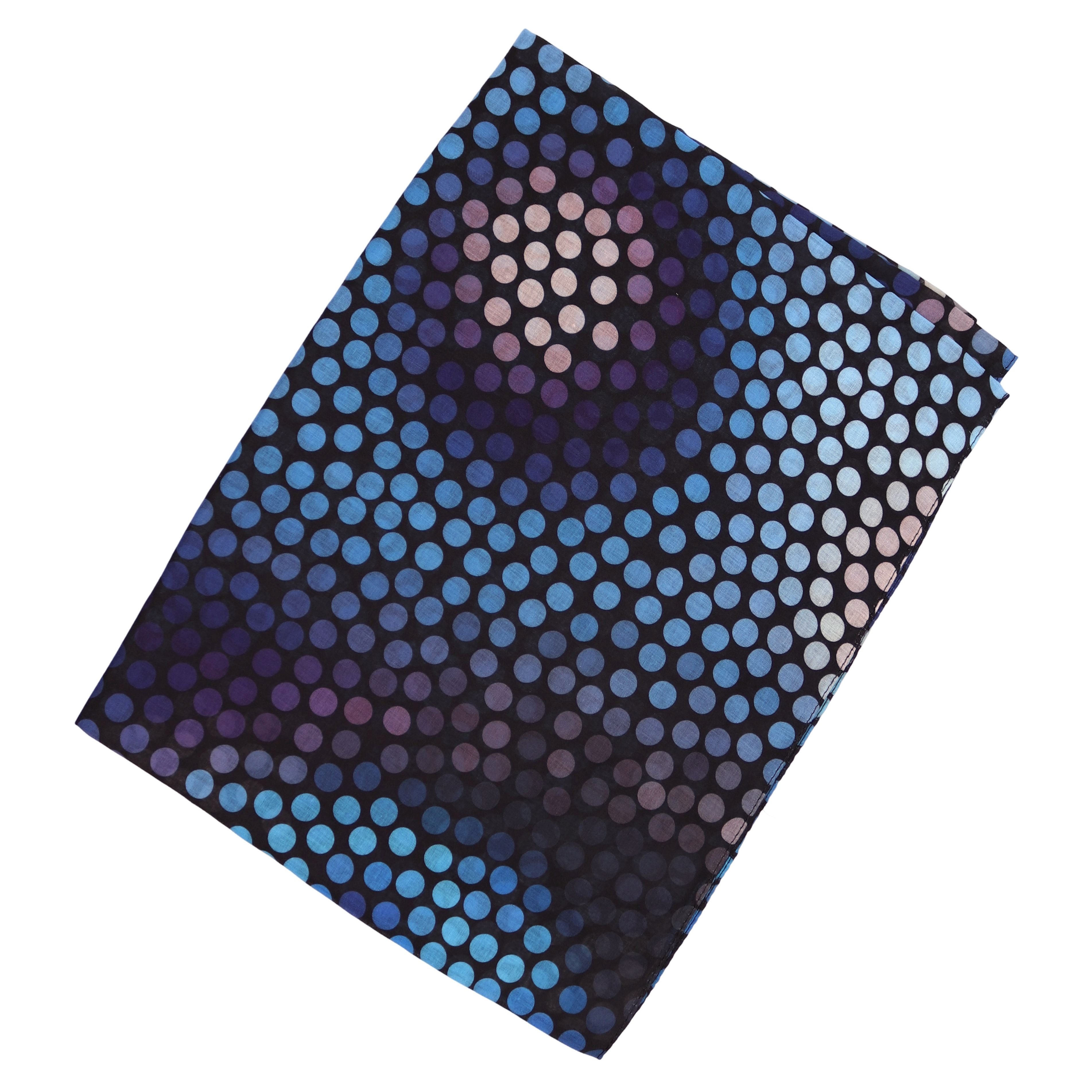 MIRROSI Loop Damen Schal Weich aus 100% Viskose Groß, Schlauchschal, Punktenmuster, (ca.60x80cm, zweimal um den Hals wickelbar), Damen Halstuch Stola ideal für  – Bild 3 von 4