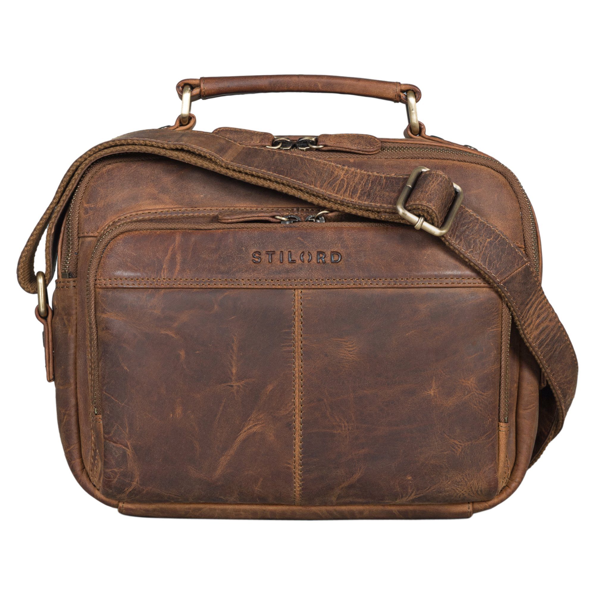 STILORD Schultertasche "Kuno" Umhängetasche Herren Leder günstig online kaufen