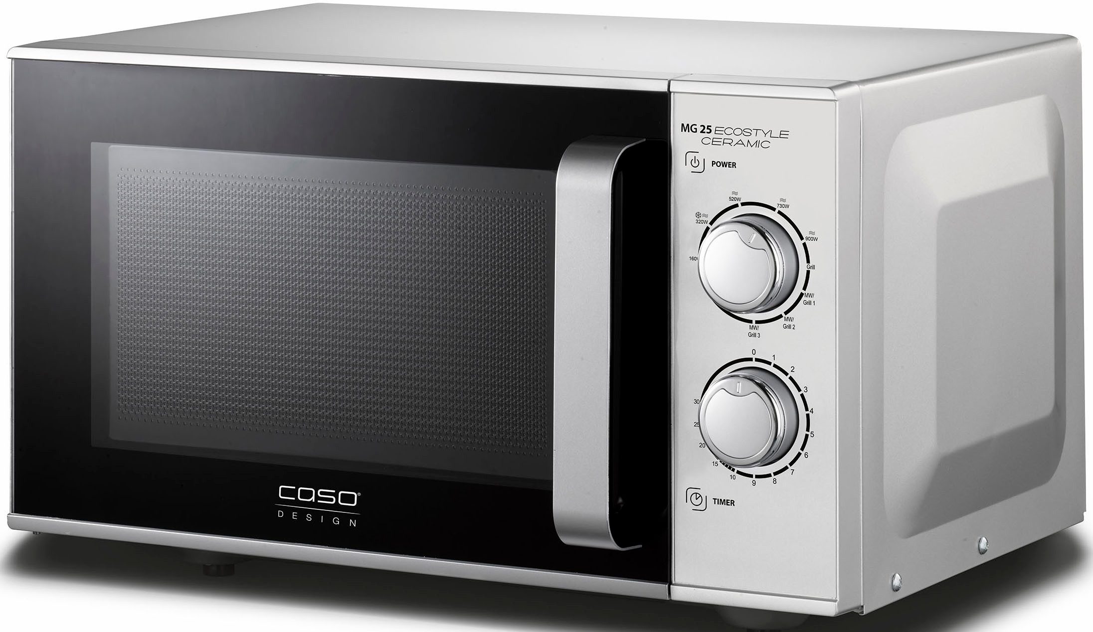 Caso Mikrowelle 3329 MG 25 Ecostyle Ceramic, Grill, Mikrowelle, 25 l, Mikrowelle und Grill