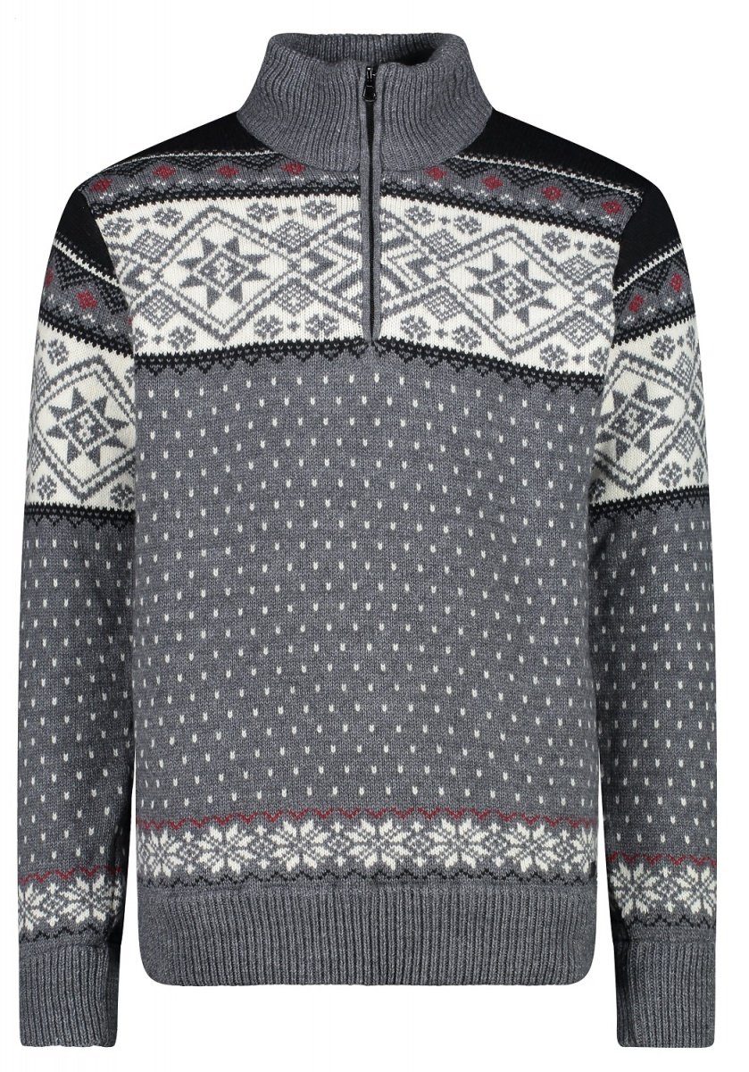Sweatshirt Cmp Strickpullover Cmp Windstopper Pullover Herren CMP
