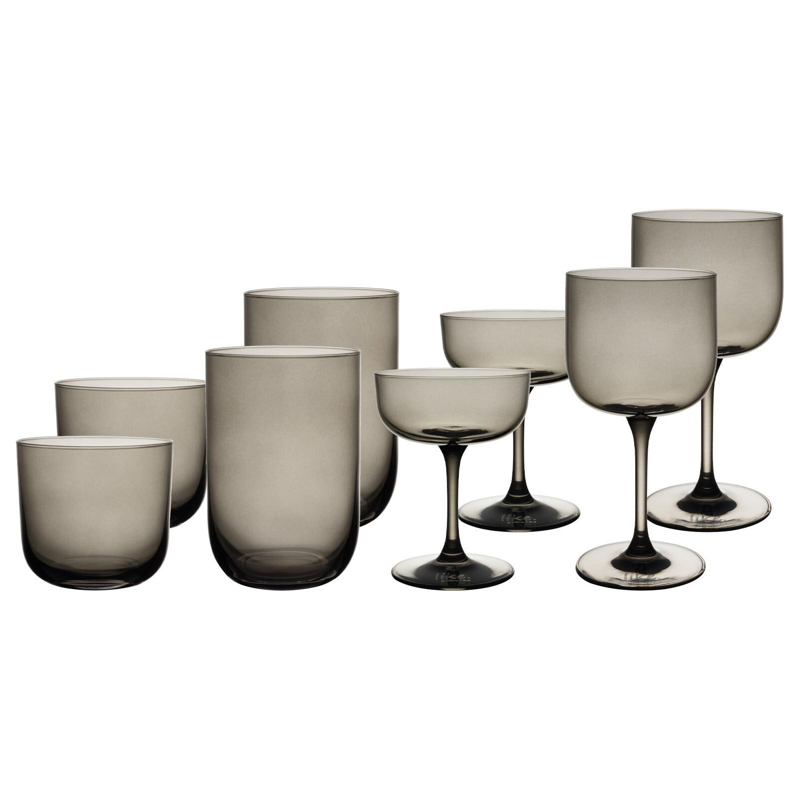 like. by Villeroy & Boch Gläser-Set Like Glass Komplett-Gläser-Set 8-tlg., 8-tlg., Glas