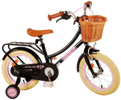 Volare Kinderfahrrad - Excellent - Mädchen - 12 oder 14 Zoll- bis 60kg - Rücktrittbremse, 85% zusammengebaut, 3 - 4,5 Jahre, Luftbereifung