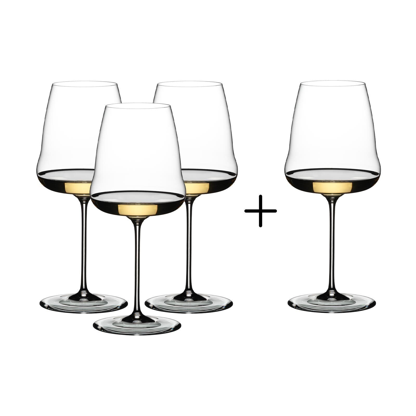 RIEDEL Glas Weißweinglas Riedel Winewings Chardonnay Set 4