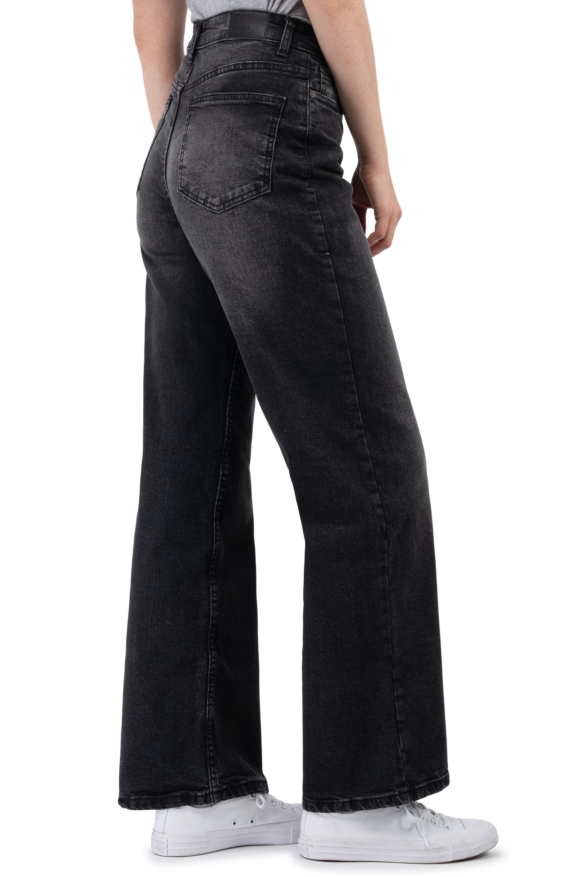 SUBLEVEL Weite Jeans Damen Jeans High günstig online kaufen