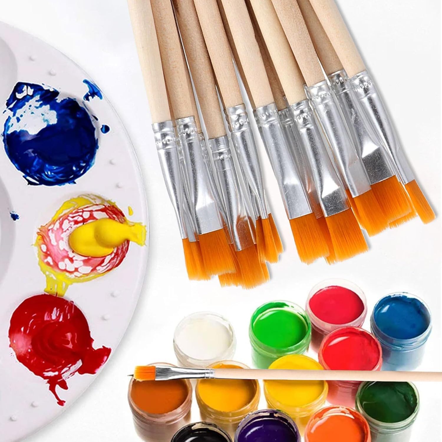 FOUORTUNATE-BEE Malpinsel 40-teiliges Stifte-Set für künstlerisches Zeichnen und Details, (40 St), Perfekt für Künstler, Hobbyzeichner und kreative Projekte – Bild 5 von 5