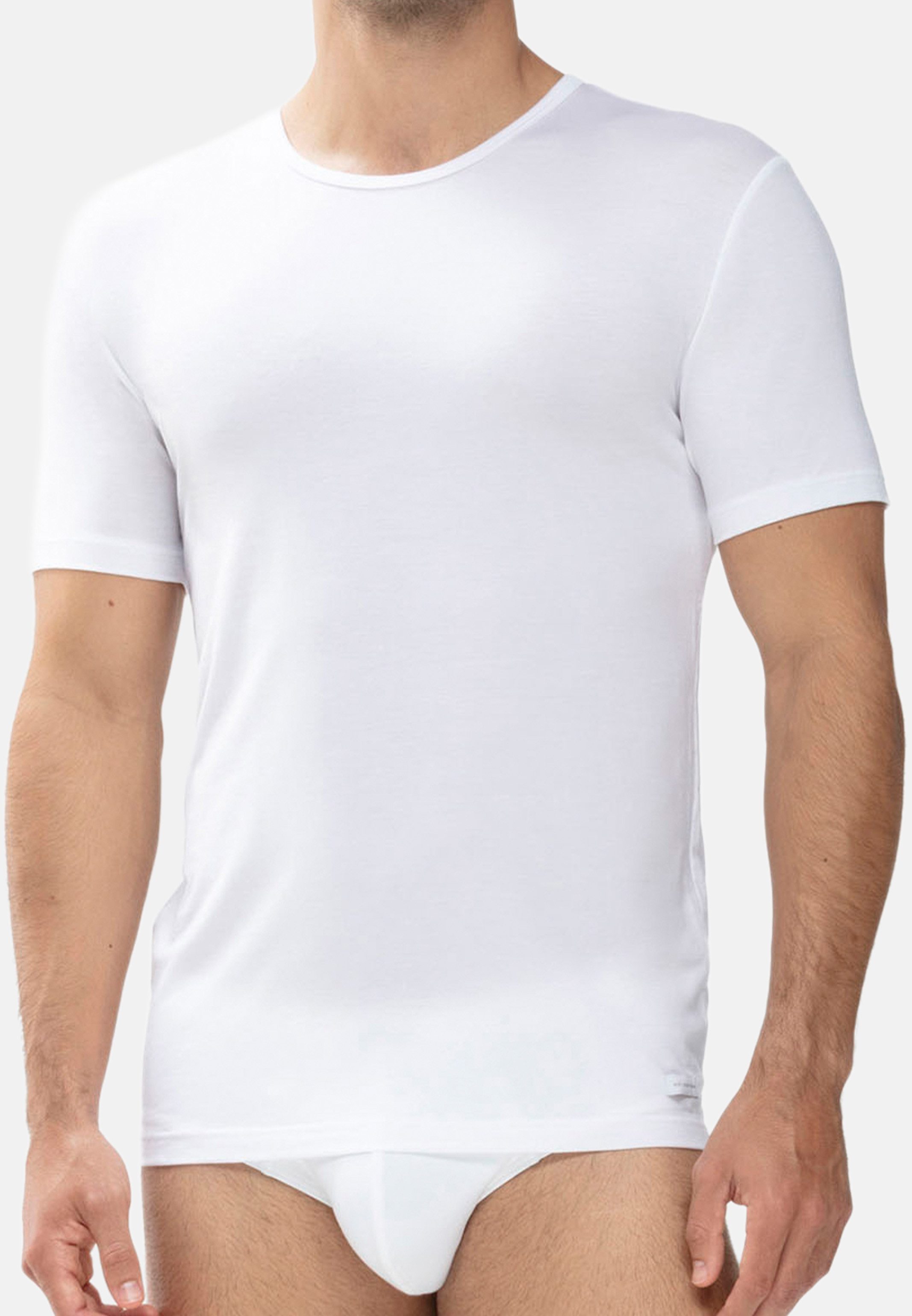 Mey Unterhemd 2er Pack Network (Spar-Set, 2-St) Unterhemd / Shirt Kurzarm - Körpernahe Passform