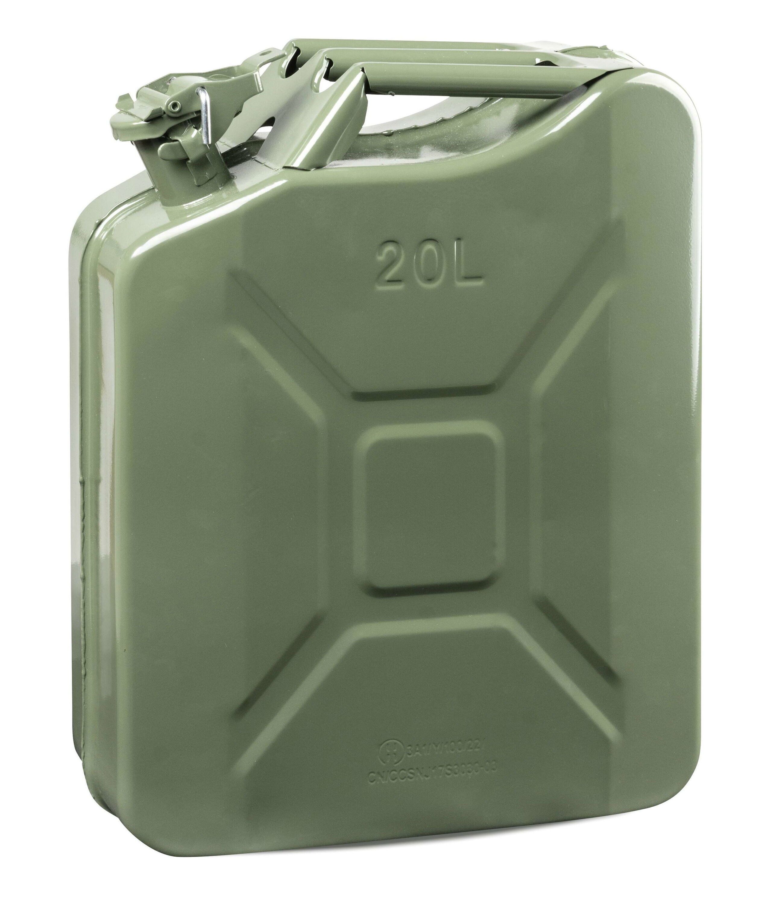 CarComfort Benzinkanister Kraftstoffkanister Metall 20L (1 Stück, 1 St)