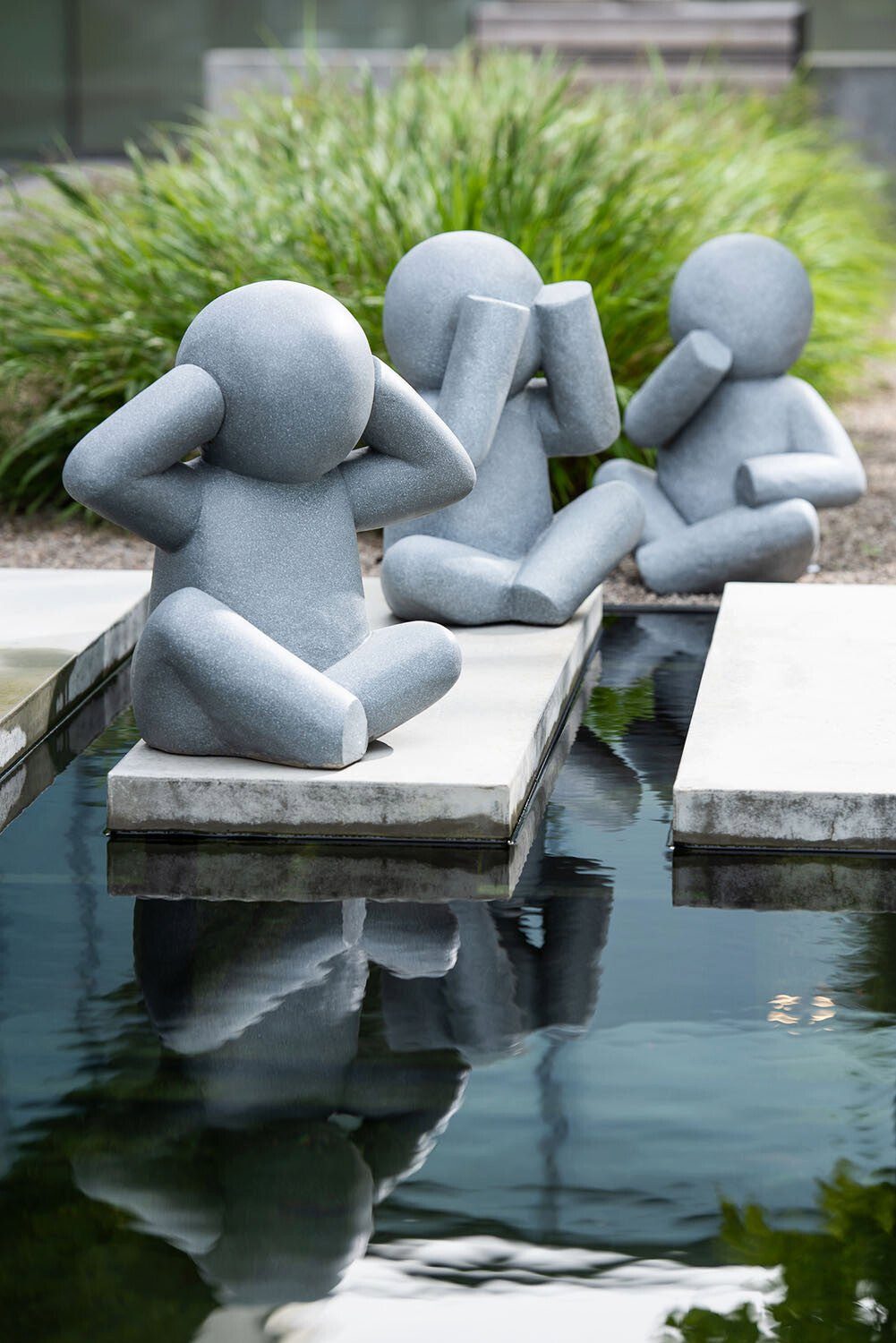 GILDE Dekoobjekt Moderne P'tit Hören, in Skulpturen XXL-Größ - Sehen, Schweigen Maurice