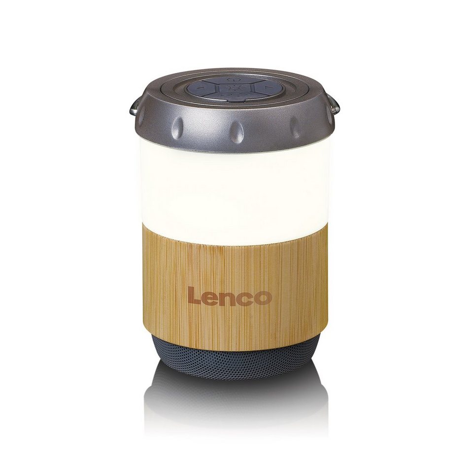 Lenco BTL-030BA Lautsprecher, Integriertes Licht mit 3 Intensitätsstufen