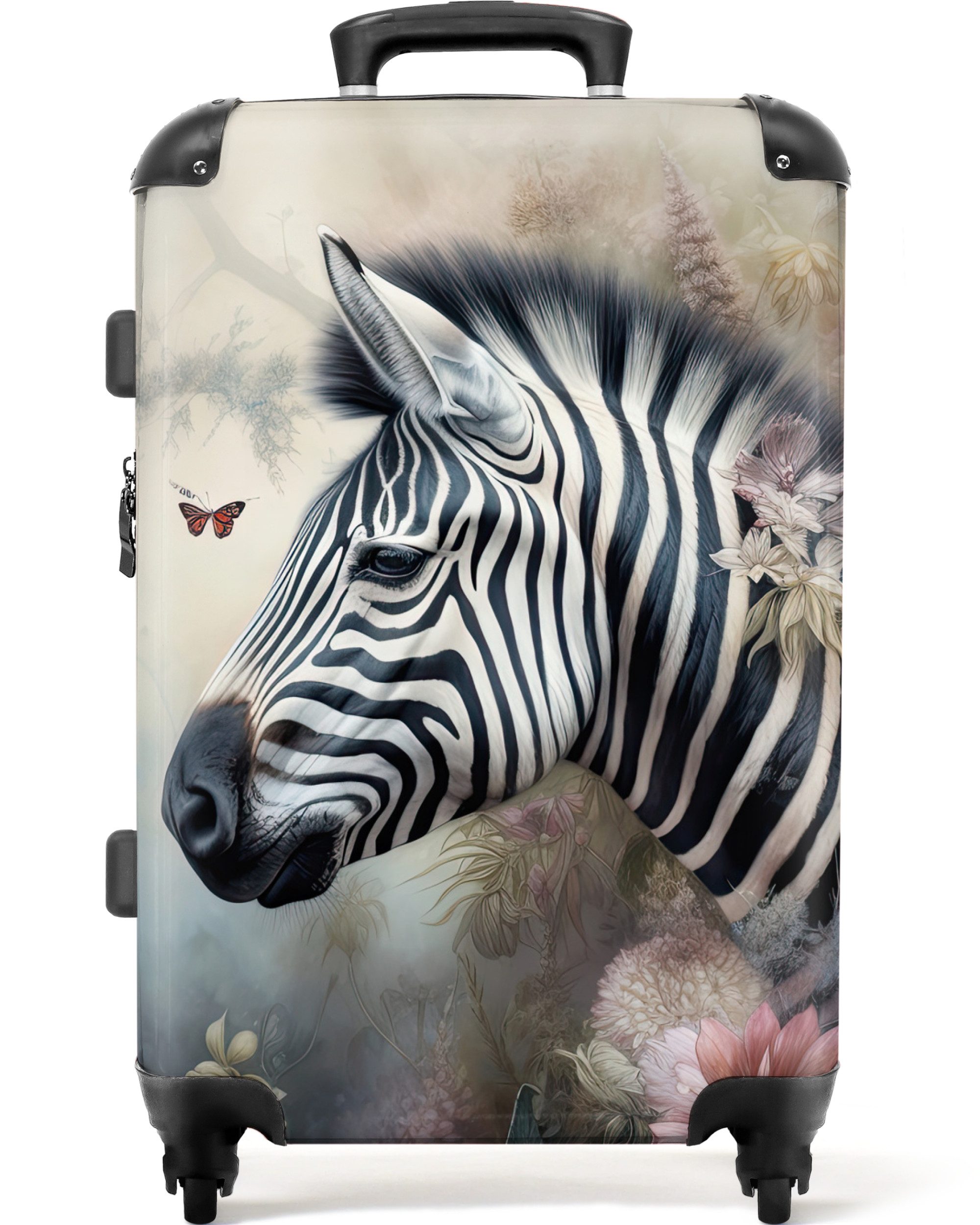 NoBoringSuitcases.com© Hartschalen-Trolley Zebra - Wilde Tiere günstig online kaufen