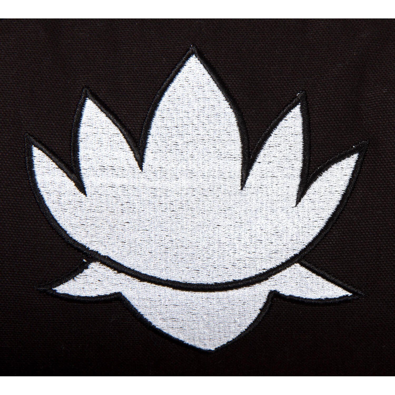 BASIC yogabox Yogakissen Lotus Stick weiß Halbmond schwarz