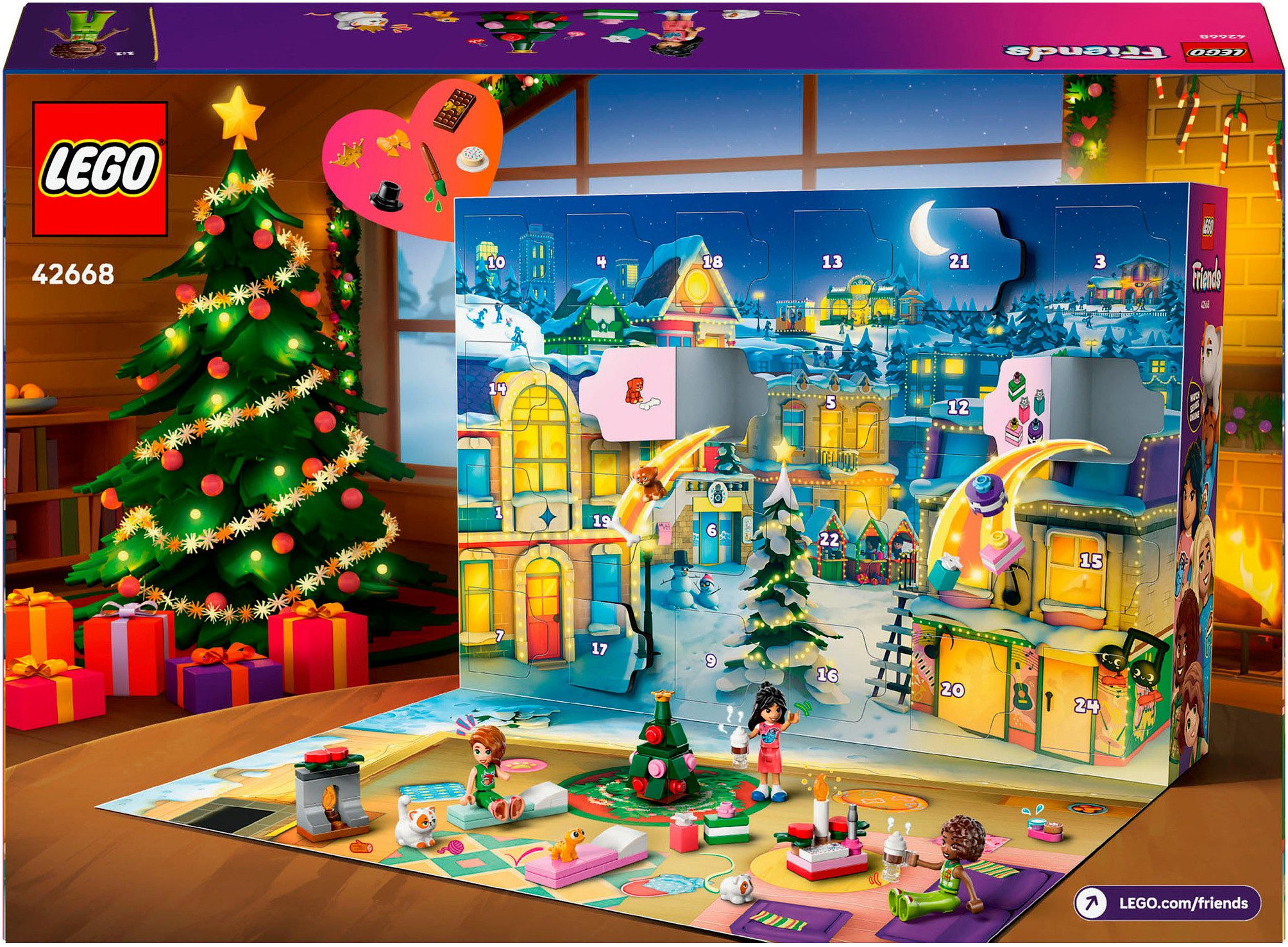 LEGO® Spielzeug-Adventskalender Spielbausteine, (42668), LEGO Friends günstig online kaufen