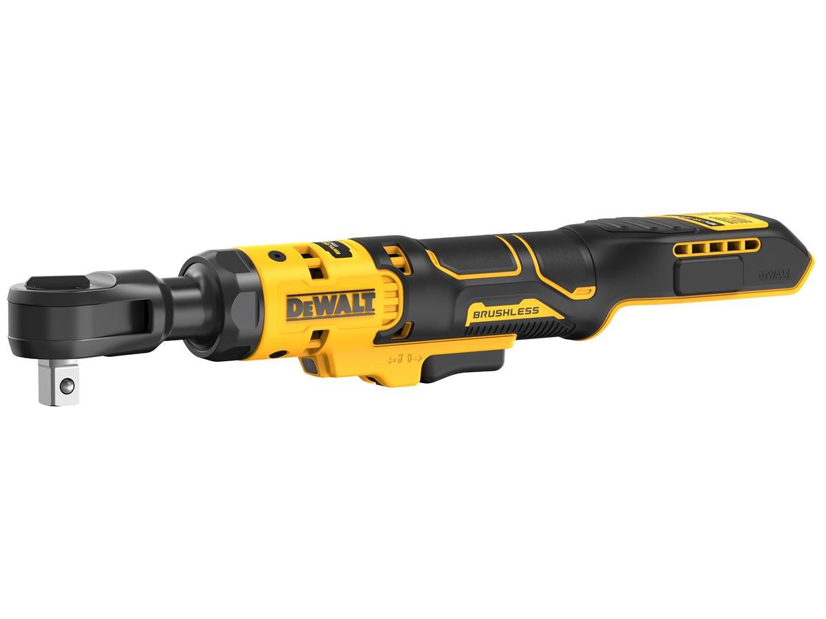 DeWalt Akku-Ratschenschrauber 1/2", 18V, Basisv., 250 U/min, 237 Nm, ohne Akku und Ladegerät, 95 - 237 Nm, 1/2-Zoll-Vierkantaufnahme