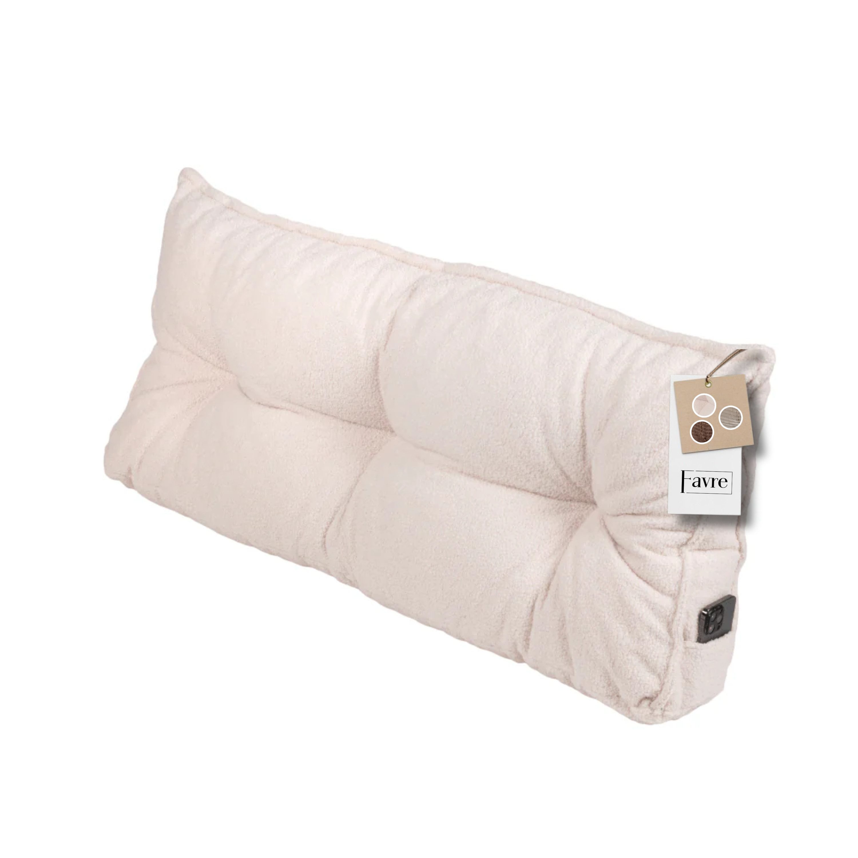 FAVRE Stuhlkissen Rückenkissen, Rückenstützkissen für Bett und Sofa