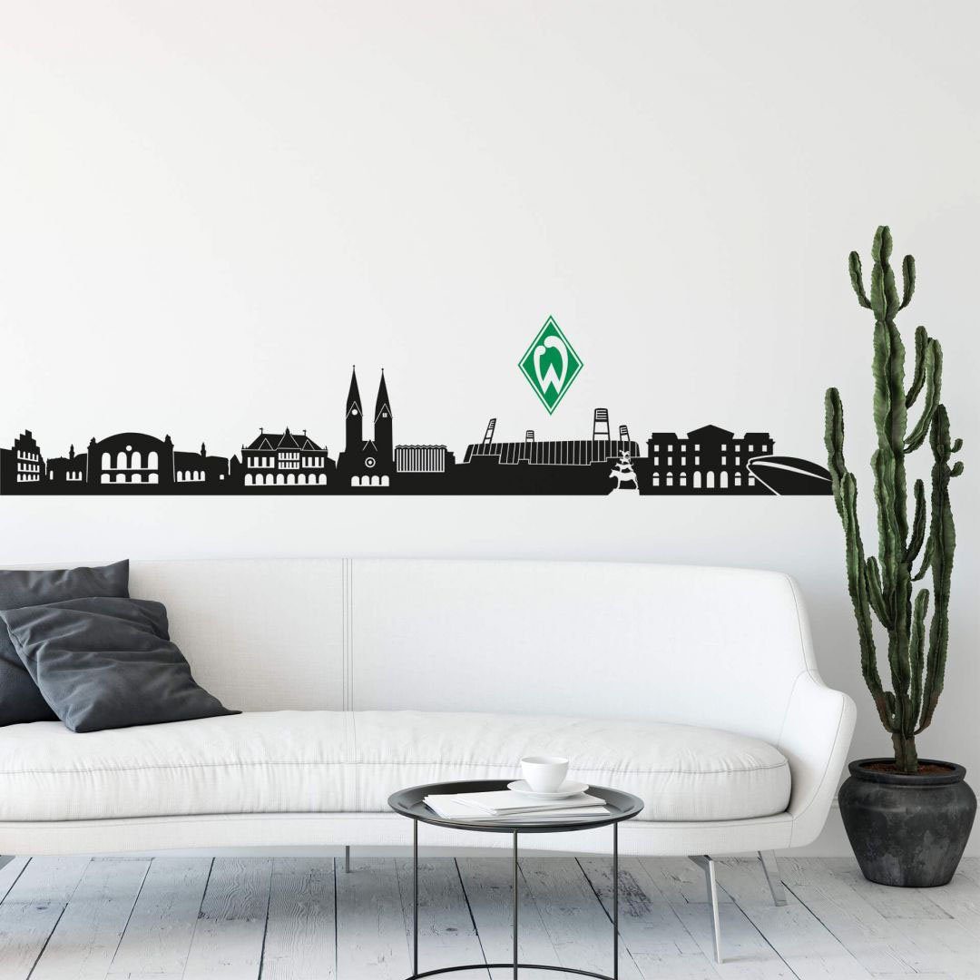 Wall-Art Wandtattoo Fußball Bremen Werder (1 Logo St)