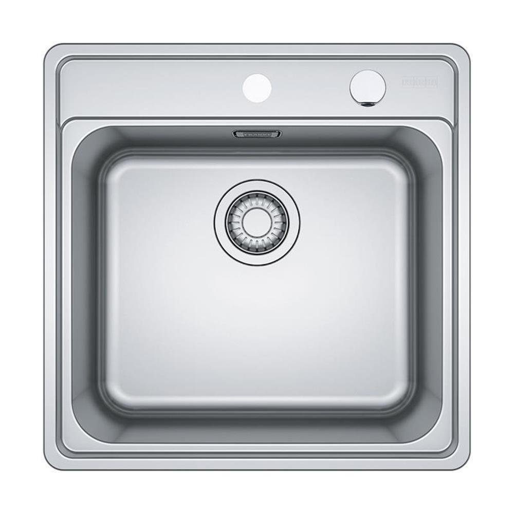 FRANKE Edelstahlspüle Bell BCX 610-51 Edelstahl, 51/51 cm