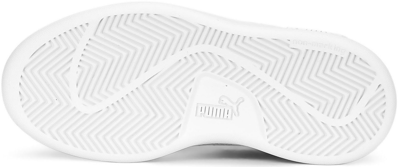 White SMASH L Klettverschluss PS mit Sneaker V PUMA Black-PUMA 3.0 PUMA
