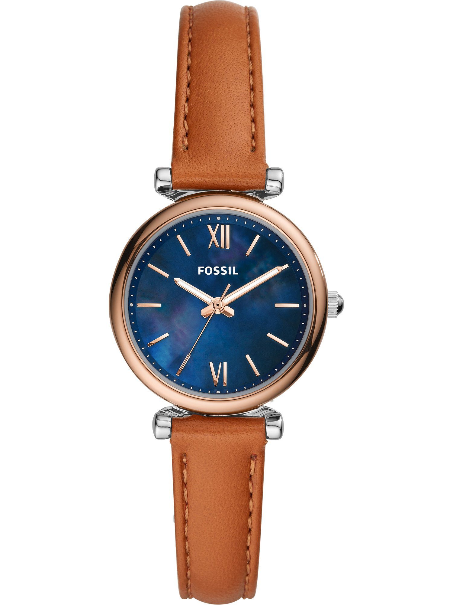 Fossil Quarzuhr Fossil Damen-Uhren Analog Quarz günstig online kaufen