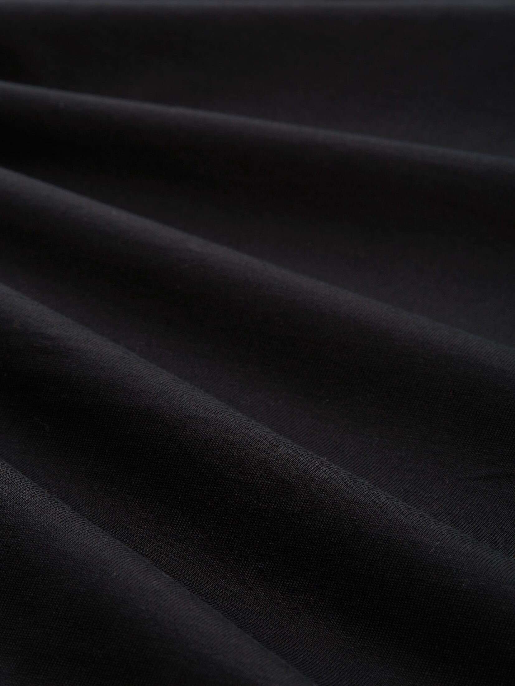 Oversized TOM Denim Black Applikation TAILOR mit T-Shirt T-Shirt
