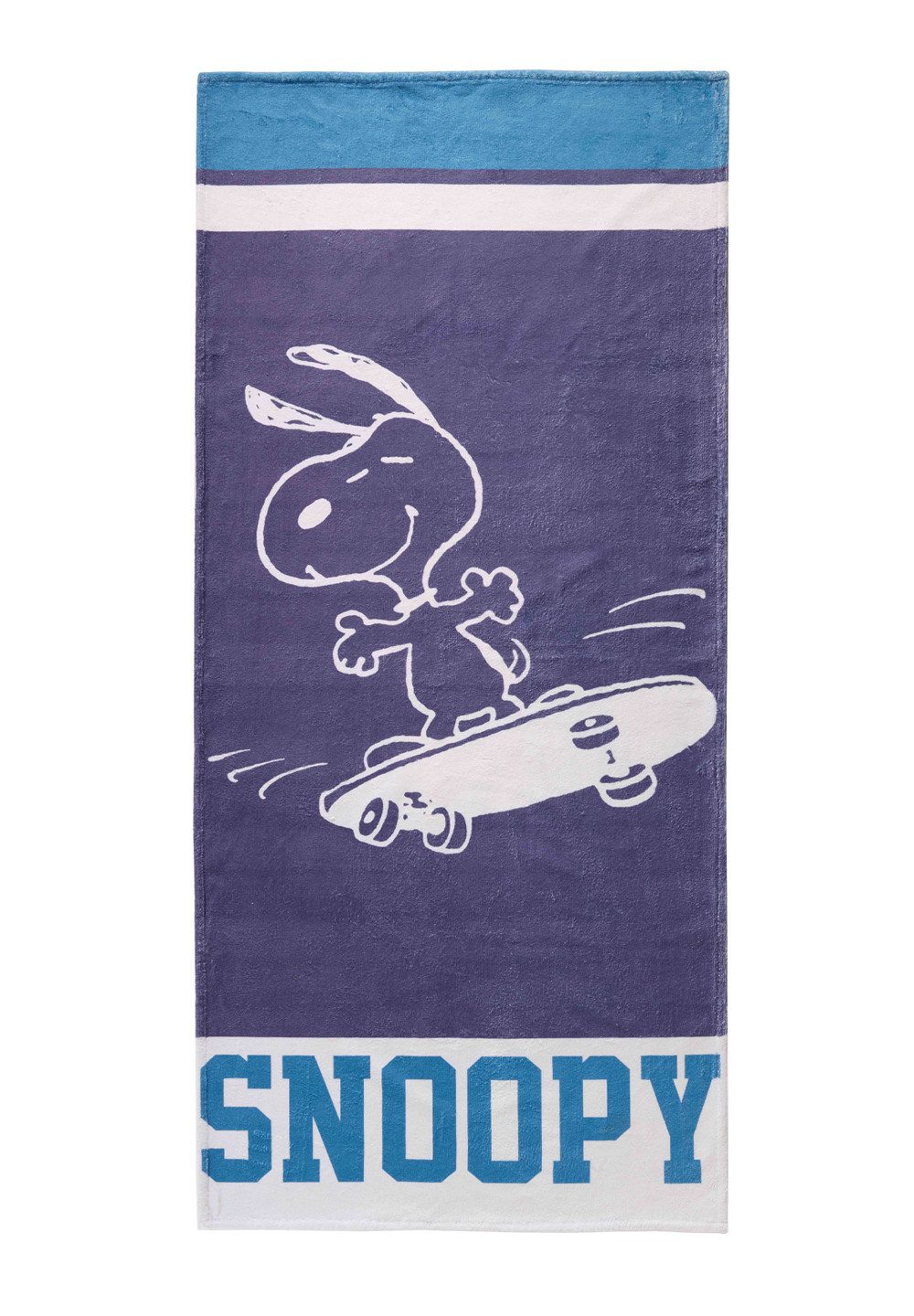 ONOMATO! Handtuch Peanuts Snoopy Skateboarding Strandtuch Handtuch 70 x 140