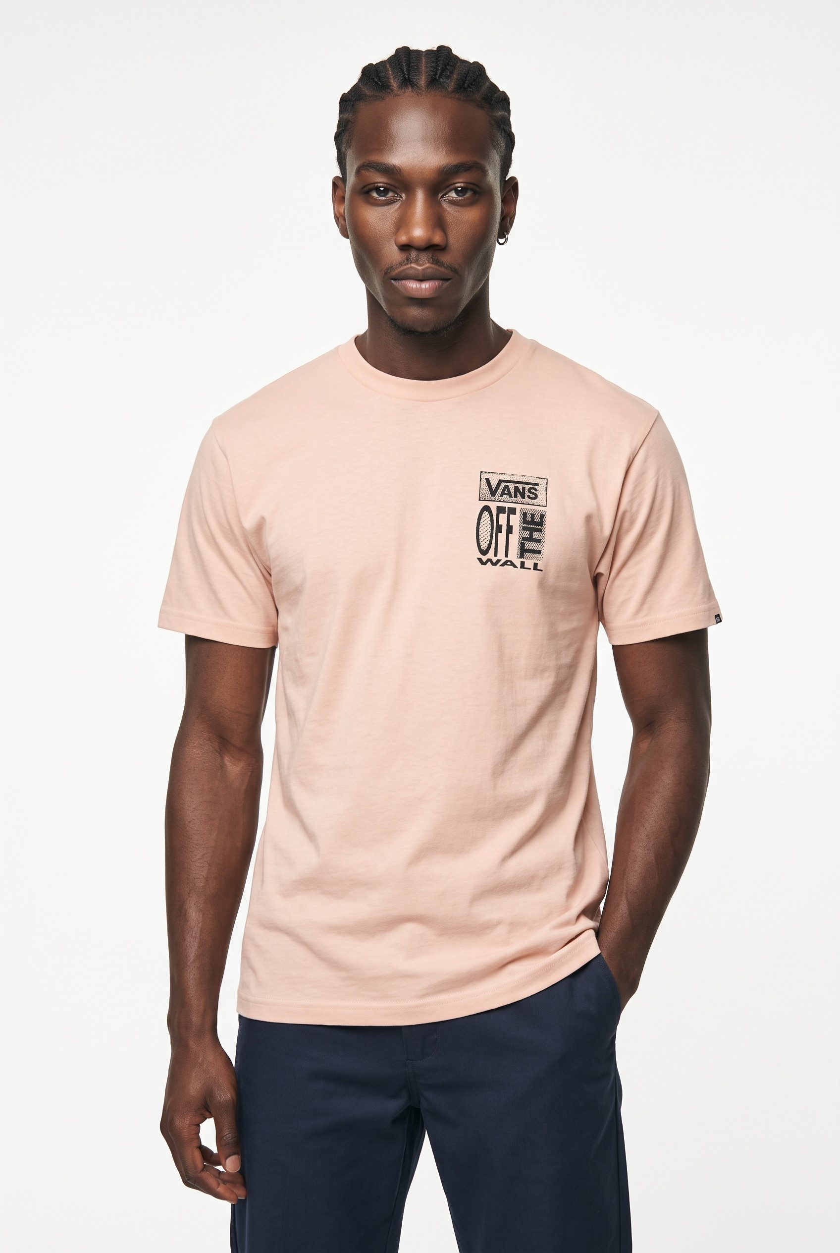 Vans T-Shirt CUT AND PASTE SS TEE mit Rundhalsausschnitt, Kurzarm, aus Baumwolle, normale Länge